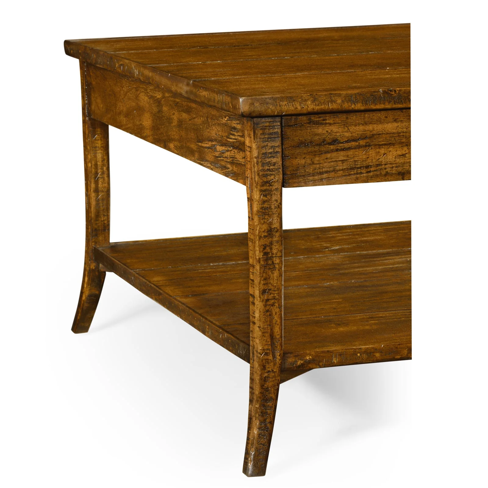 Jonathan Charles Casual Accents Square Country Coffee Table with Storage (491041-CFW) - Image 6