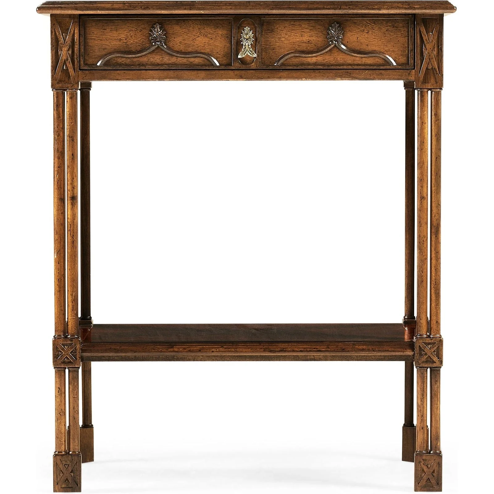 Jonathan Charles Chippendale Gothic Rectangular Side Table (493497-DCW) - Image 2