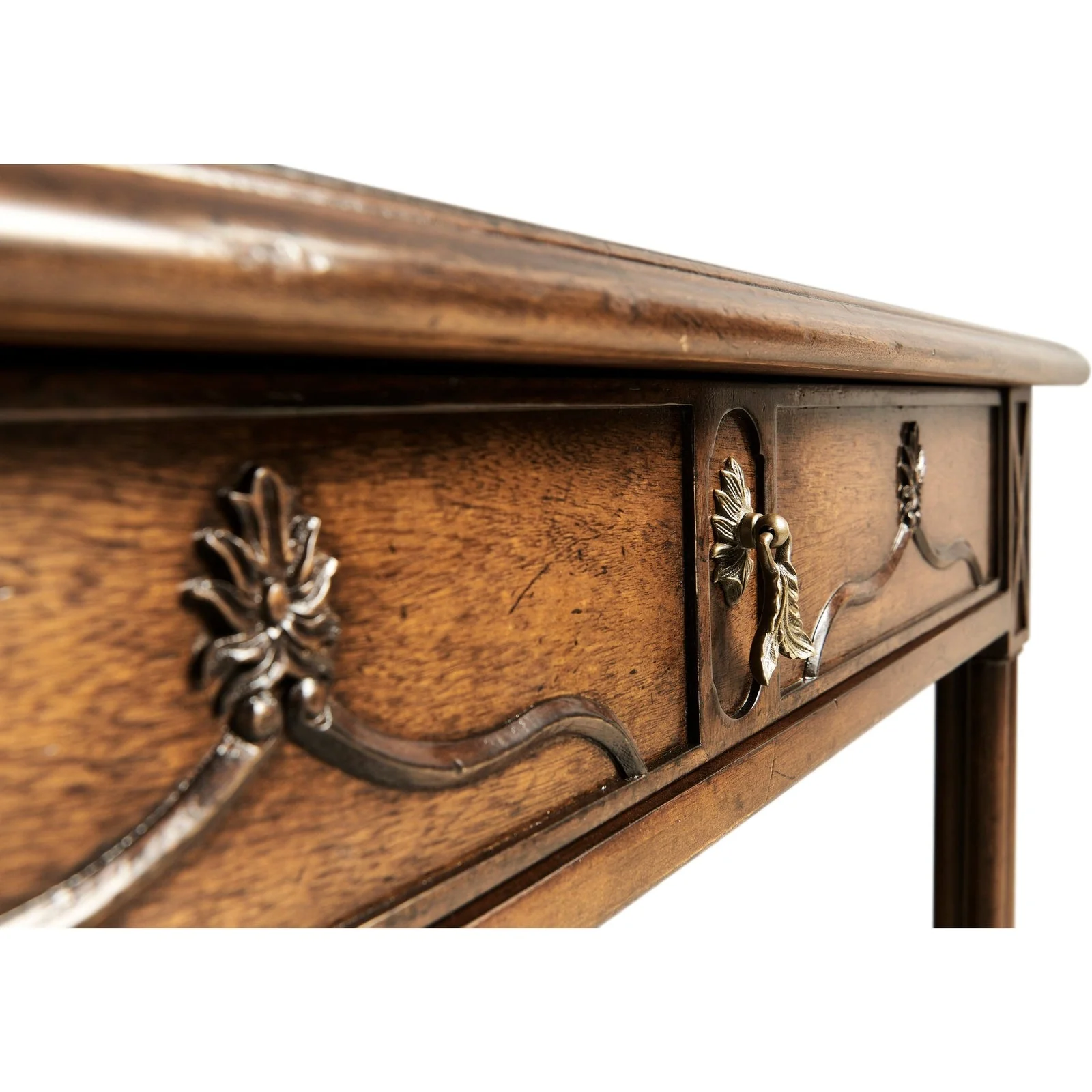 Jonathan Charles Chippendale Gothic Rectangular Side Table (493497-DCW) - Image 5