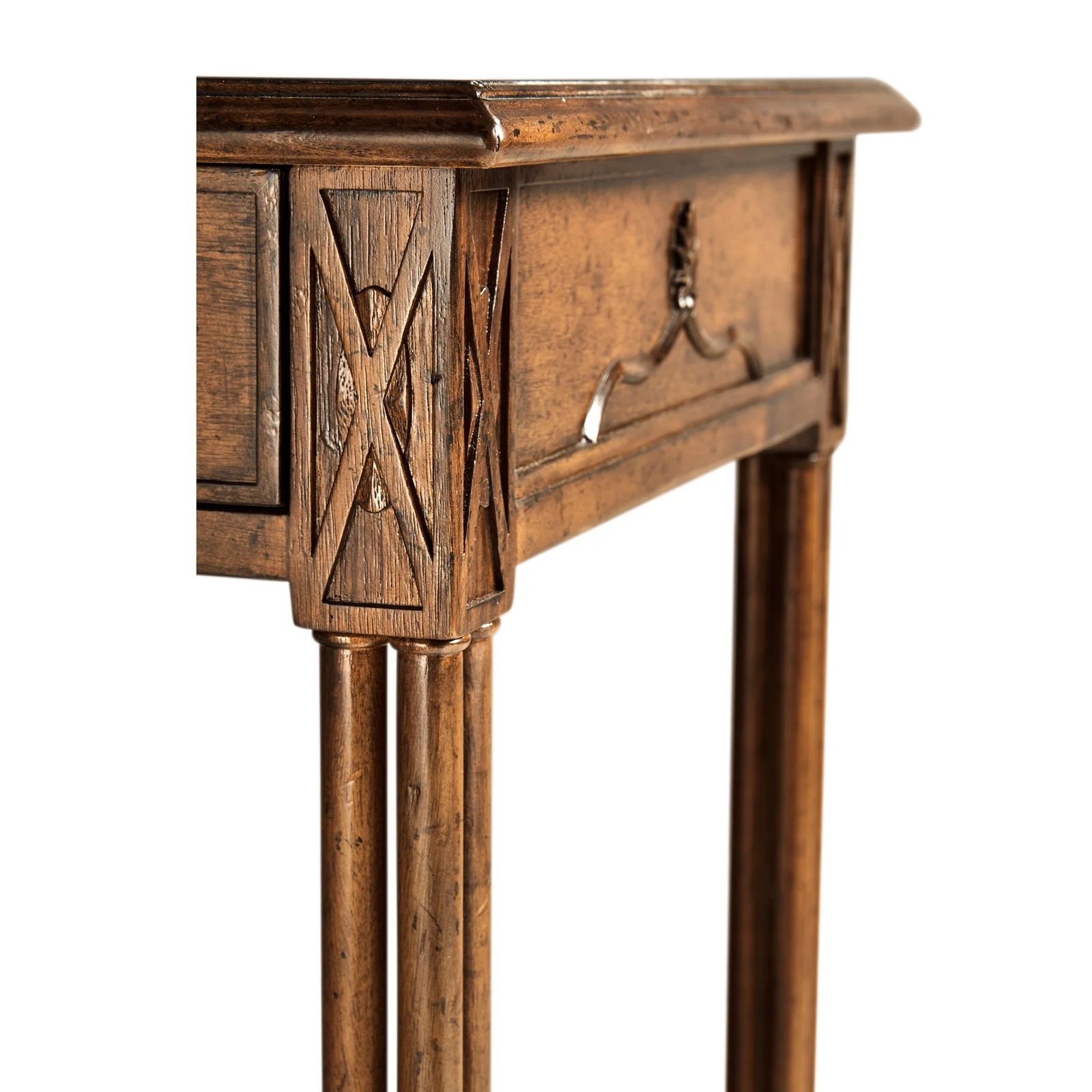 Jonathan Charles Chippendale Gothic Rectangular Side Table (493497-DCW) - Image 6