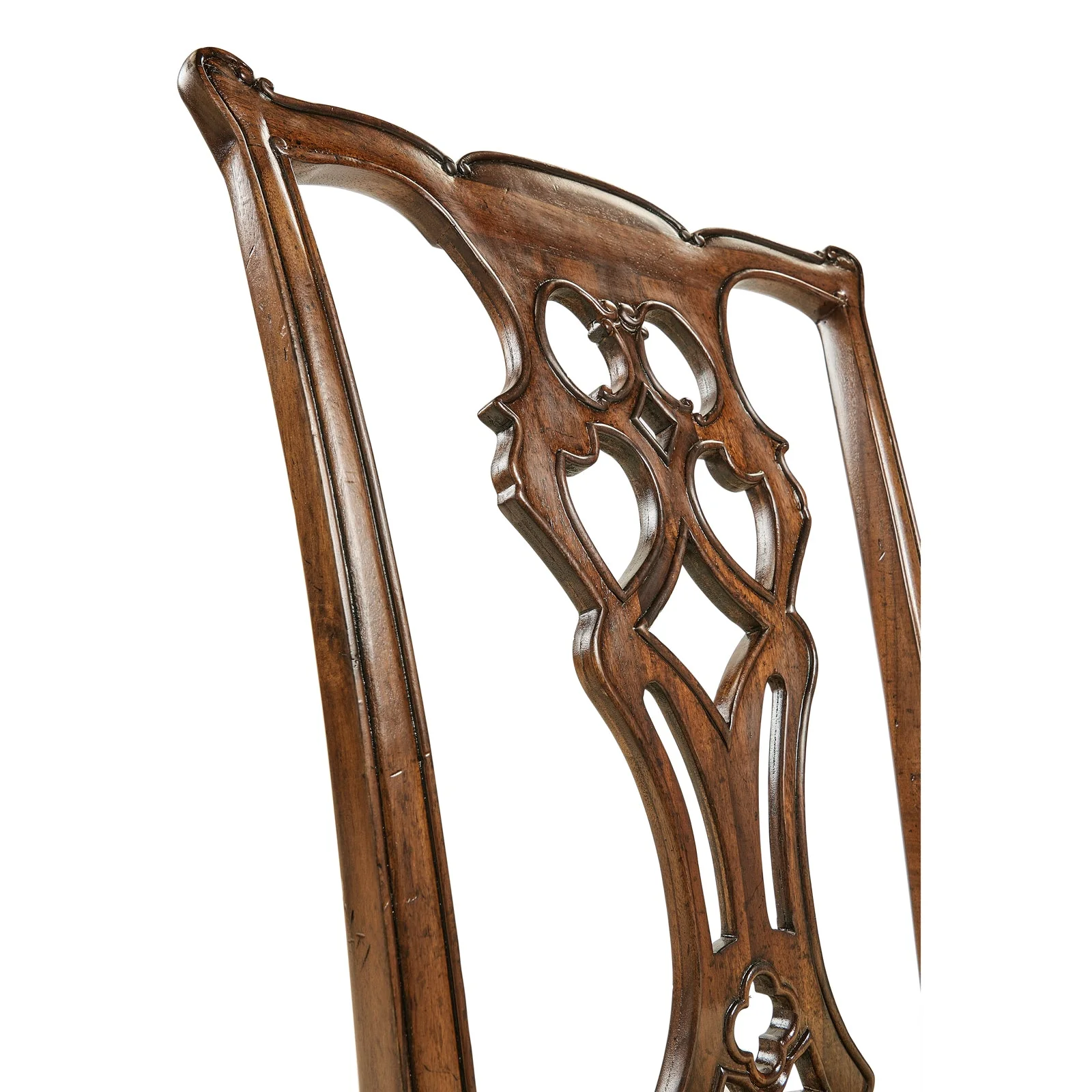 Jonathan Charles Buckingham Chippendale Style Classic Side Chair (493330-SC-MAH-F200) - Set of 2 - Image 5
