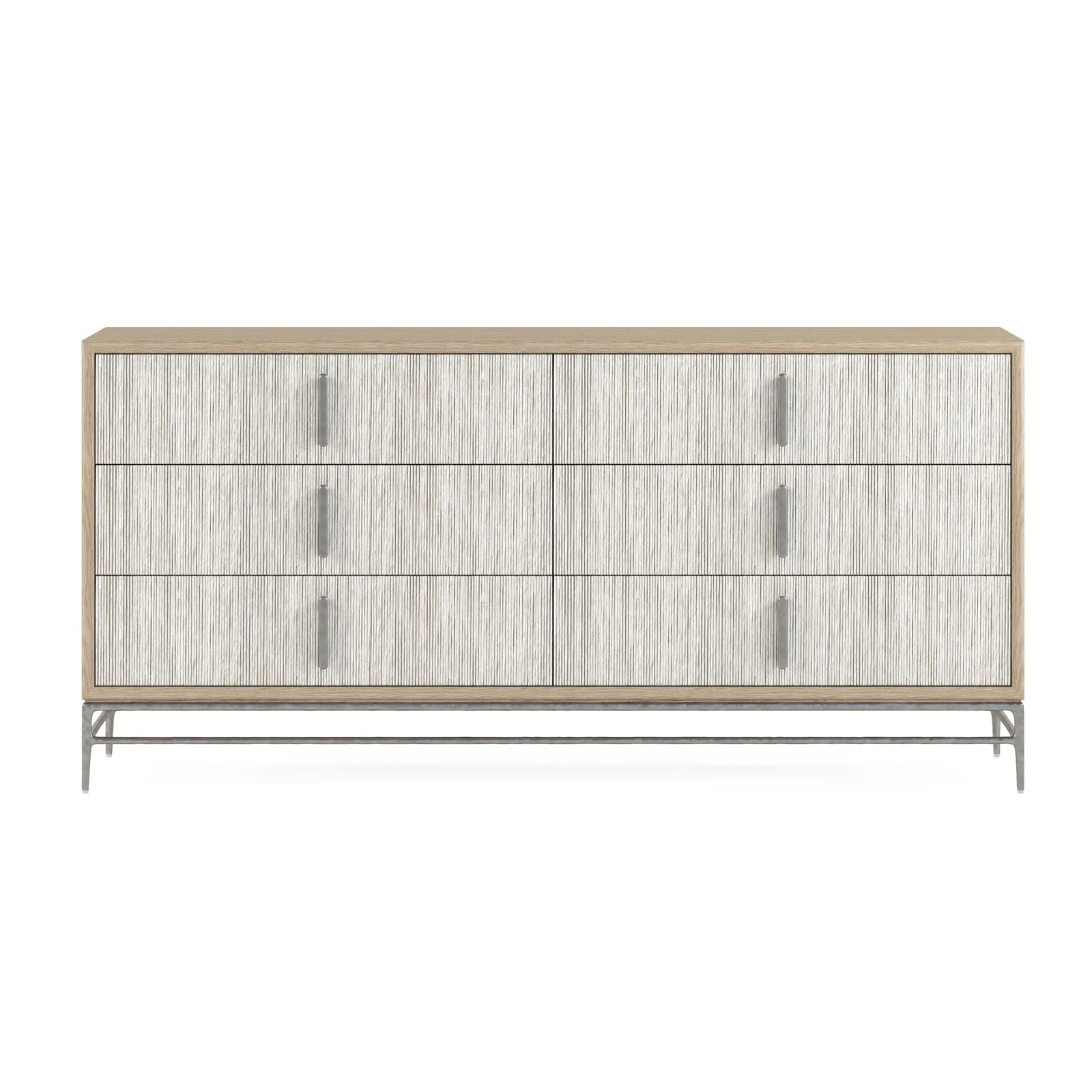 Jonathan Charles Clapotis Danish Cord Double Dresser (500390-BLO-DPC) - Image 2