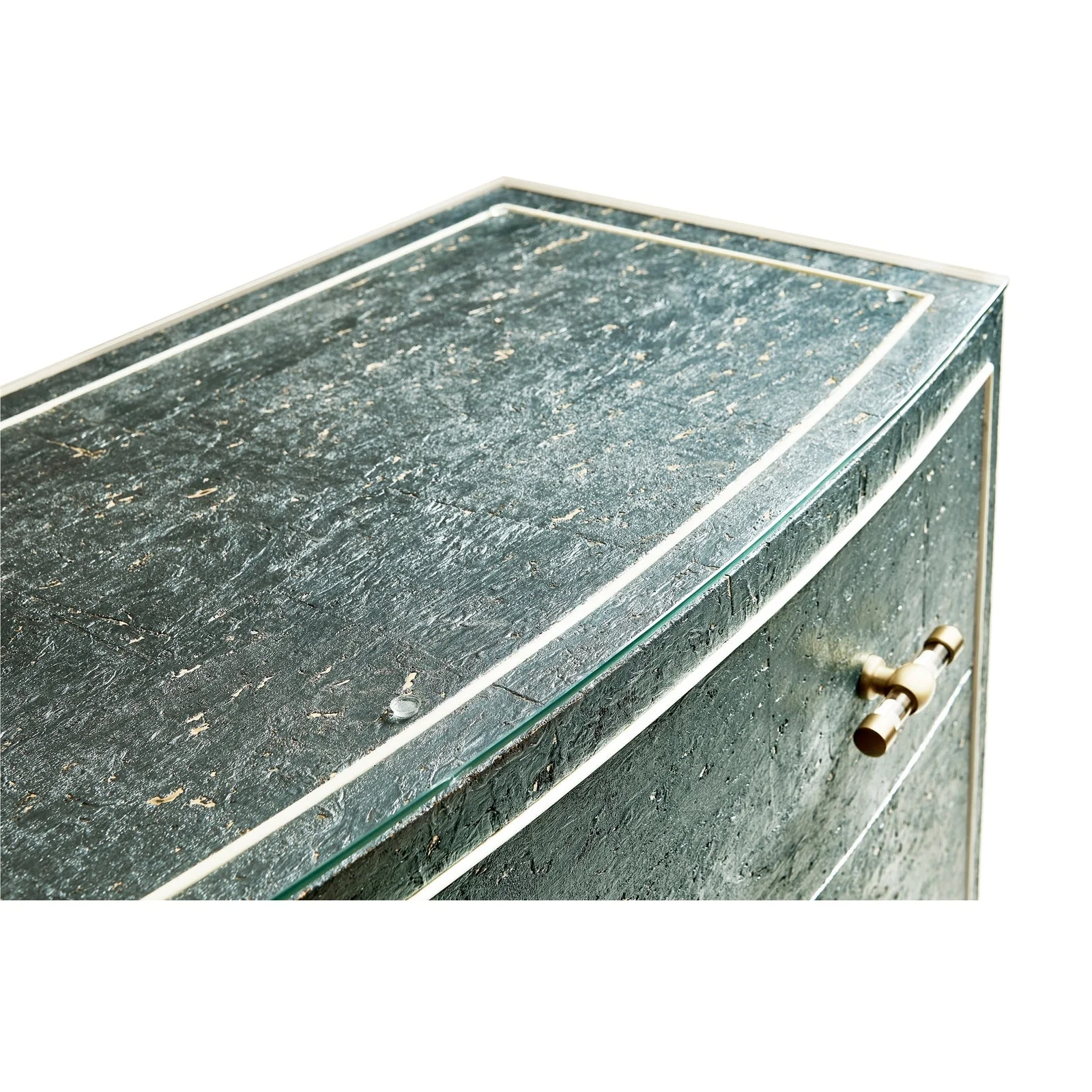 Jonathan Charles Cork Bow Front Chest - Image 13