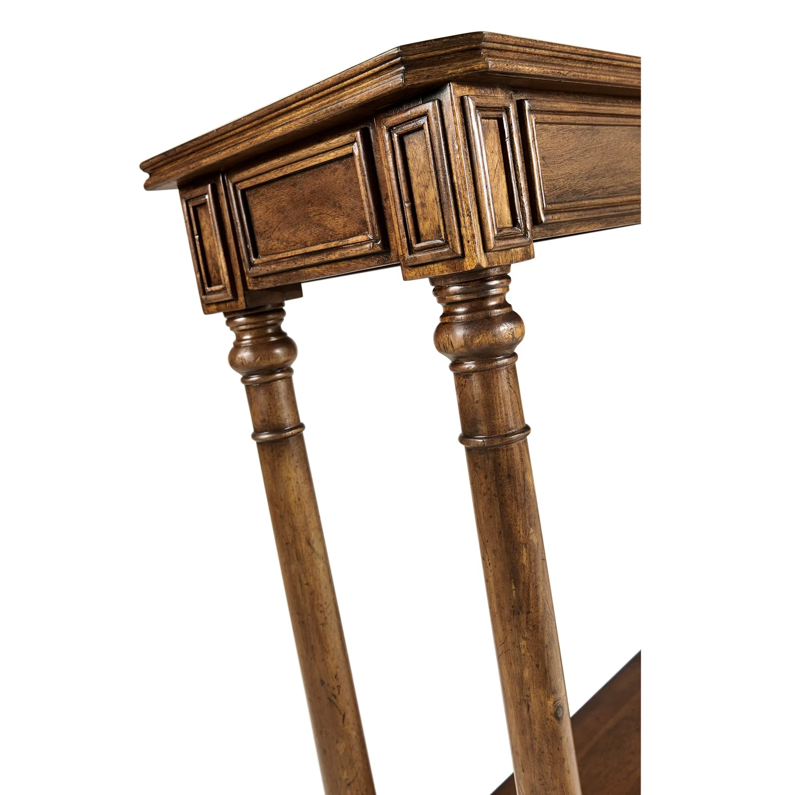 Jonathan Charles Curated Country Living Style Narrow Walnut Console (494601-WAL) - Image 3