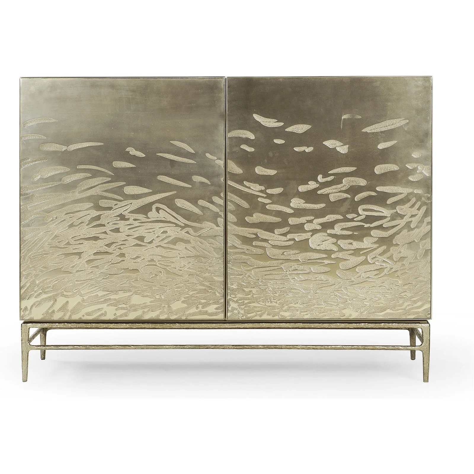 Jonathan Charles Diel Acid Etched Door Chest (500416-BLO-BSM) - Image 2