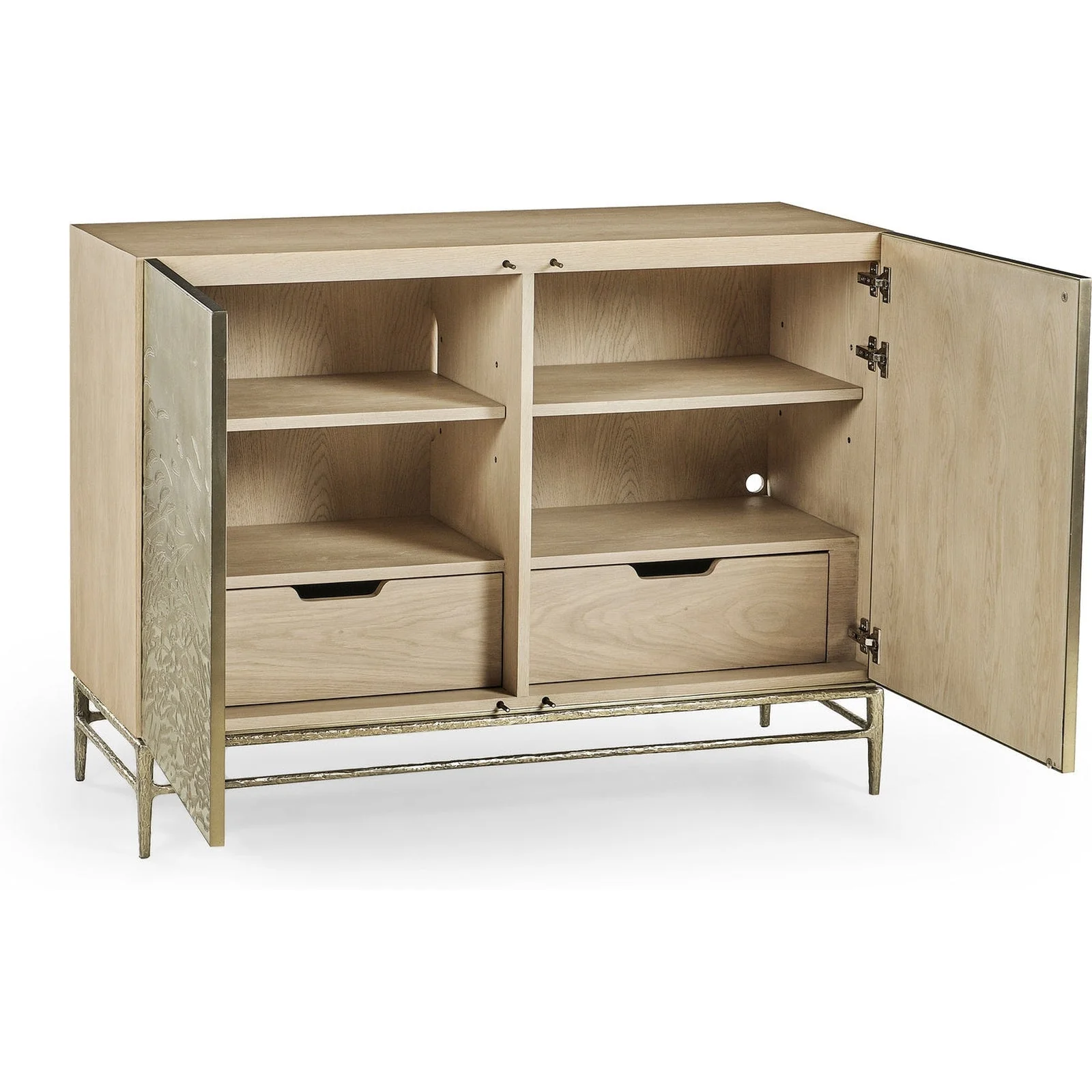 Jonathan Charles Diel Acid Etched Door Chest (500416-BLO-BSM) - Image 3