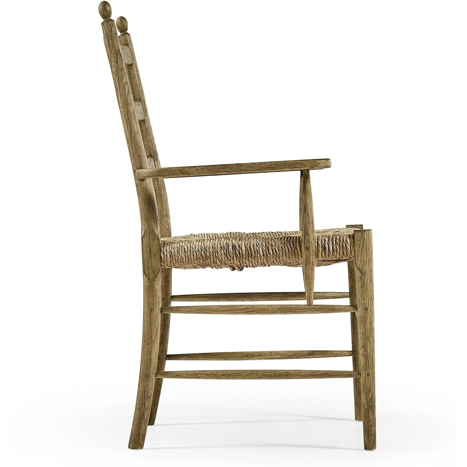 Jonathan Charles Doppler Ladder Back Arm Chair (496135) - Set of 2 - Image 4
