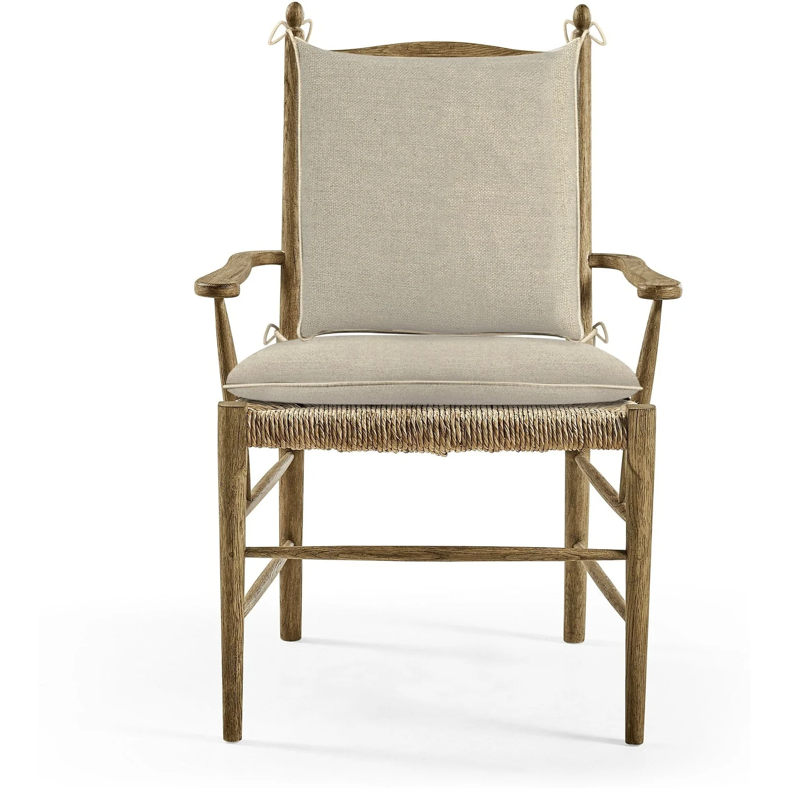 Jonathan Charles Doppler Ladder Back Arm Chair (496135) - Set of 2 - Image 8