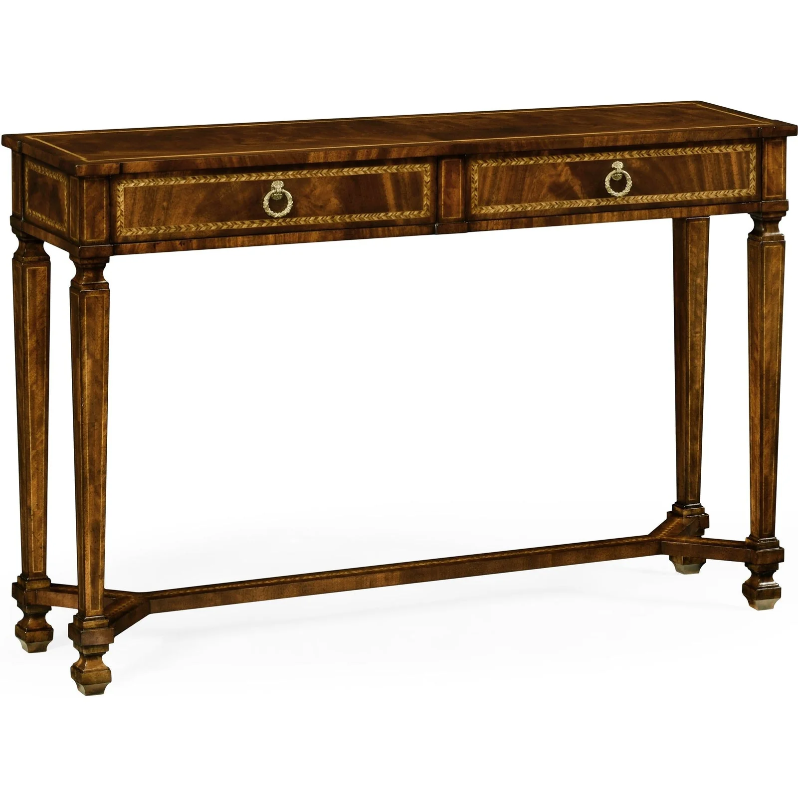 Jonathan Charles Buckingham Empire Style Two Drawers Console (494846-MAH) - Image 3