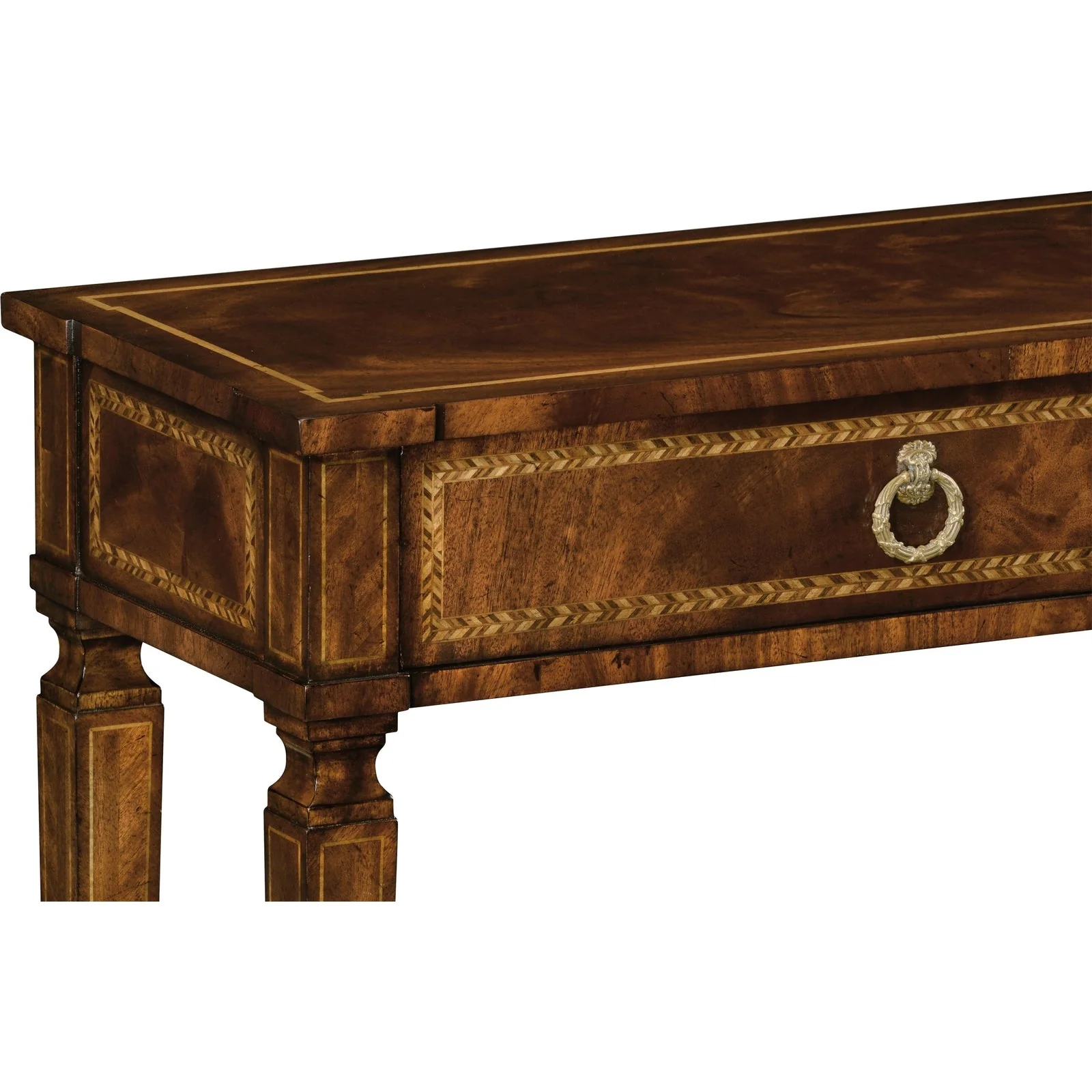 Jonathan Charles Buckingham Empire Style Two Drawers Console (494846-MAH) - Image 4