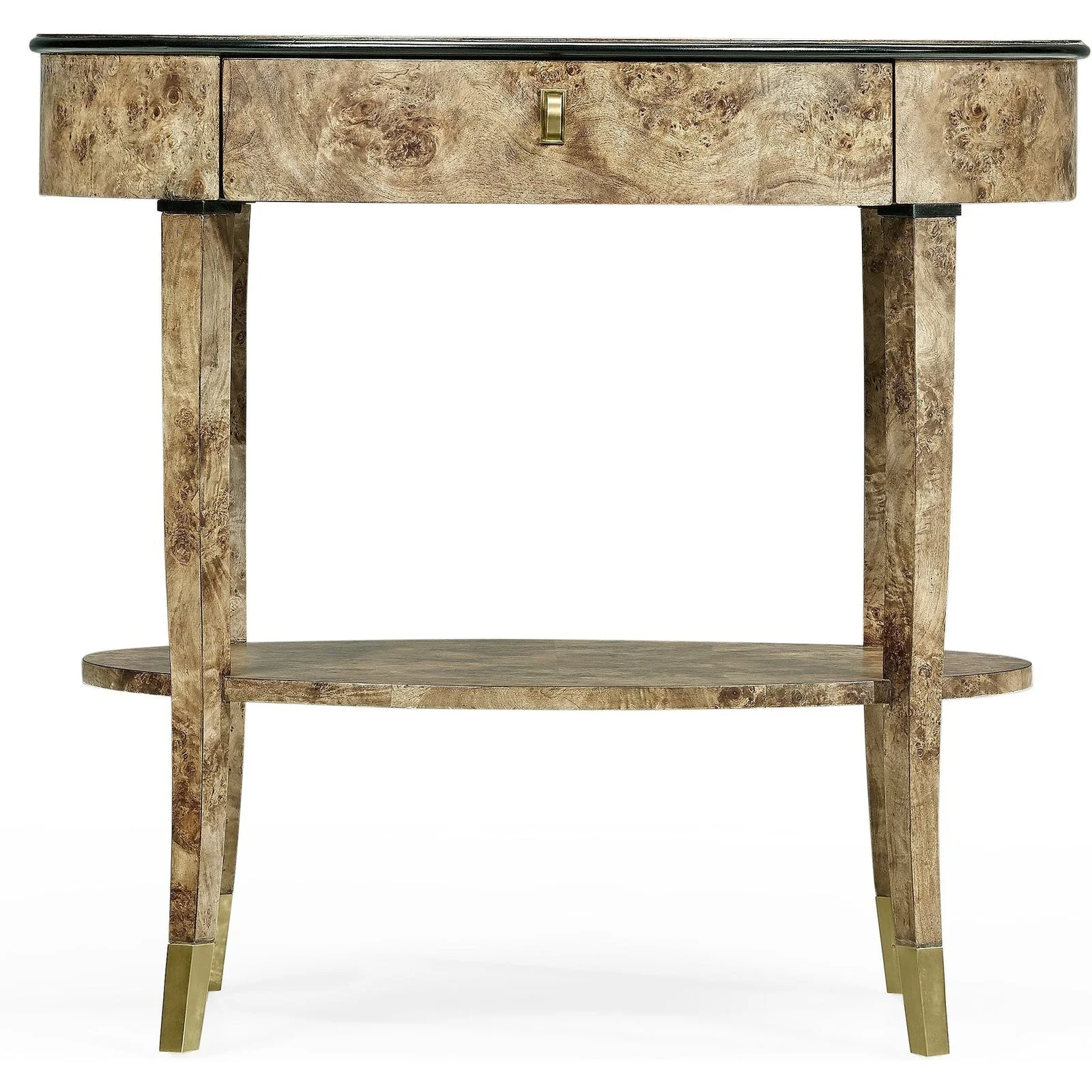 Jonathan Charles Hamilton Oval Bedside Table (495998-BGA) - Image 2