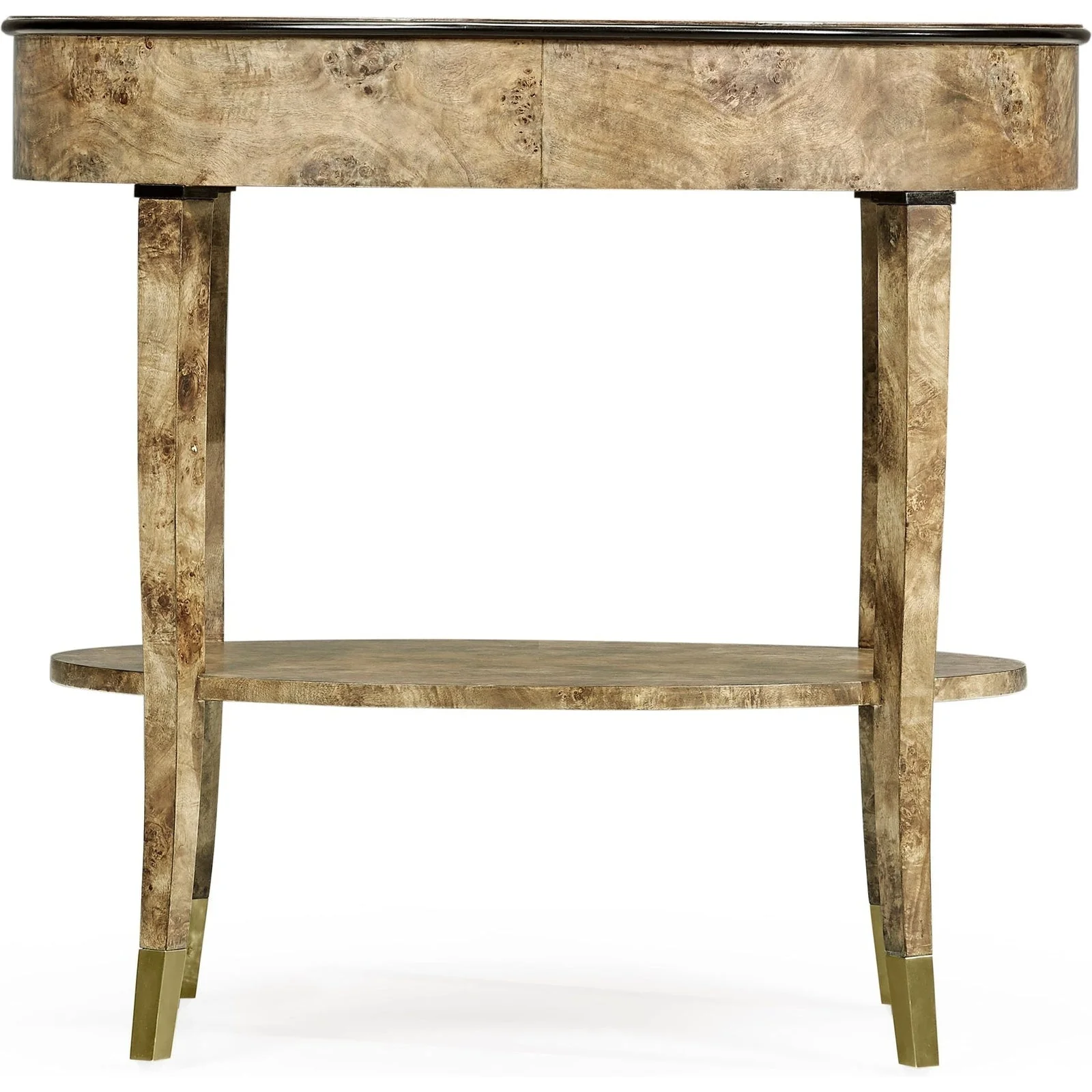 Jonathan Charles Hamilton Oval Bedside Table (495998-BGA) - Image 5