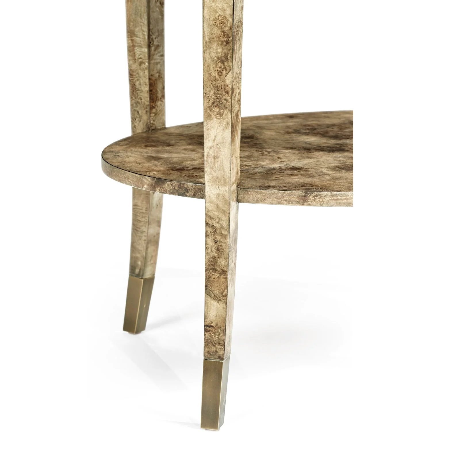 Jonathan Charles Hamilton Oval Bedside Table (495998-BGA) - Image 8
