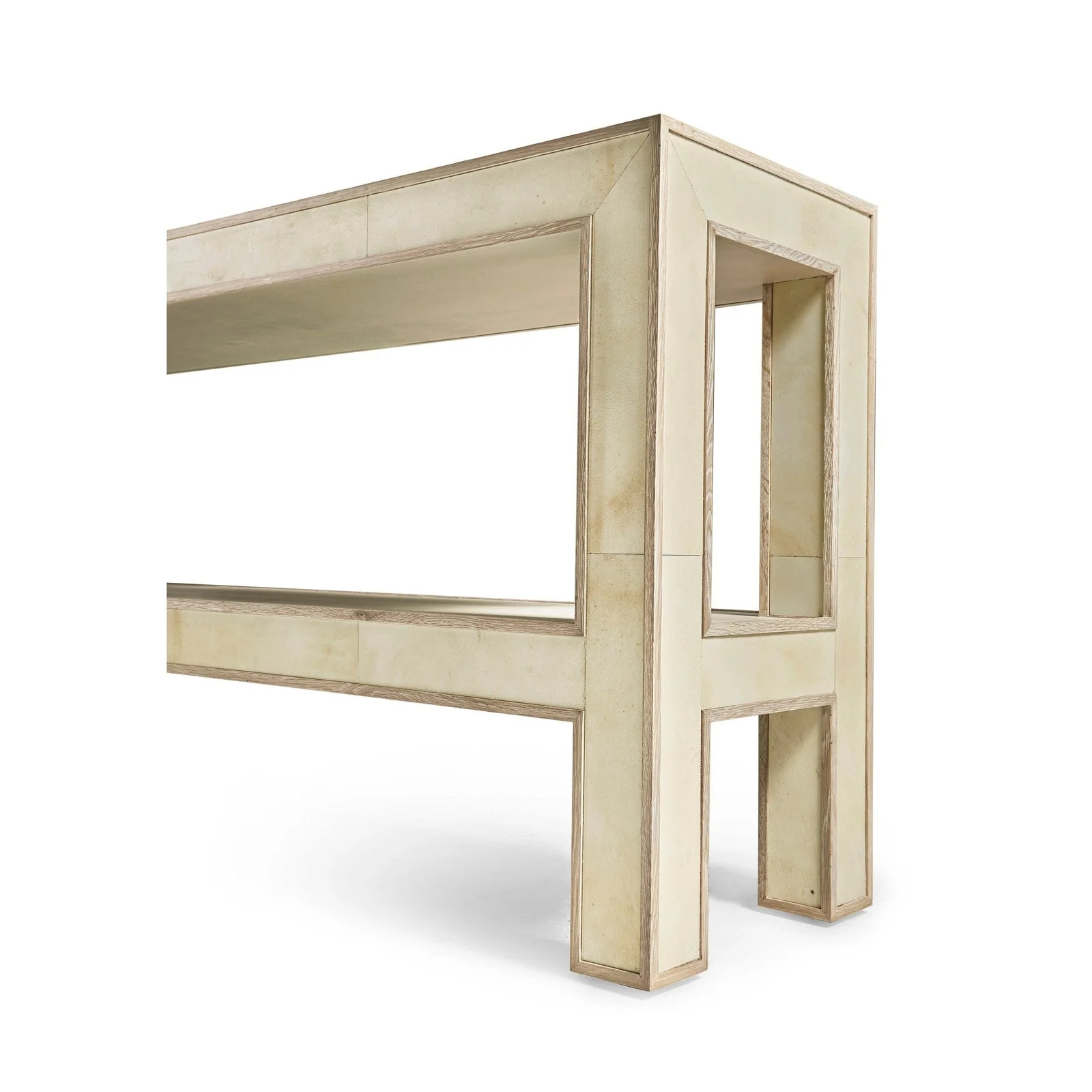 Jonathan Charles Hydra Parchment Console Table - Image 7