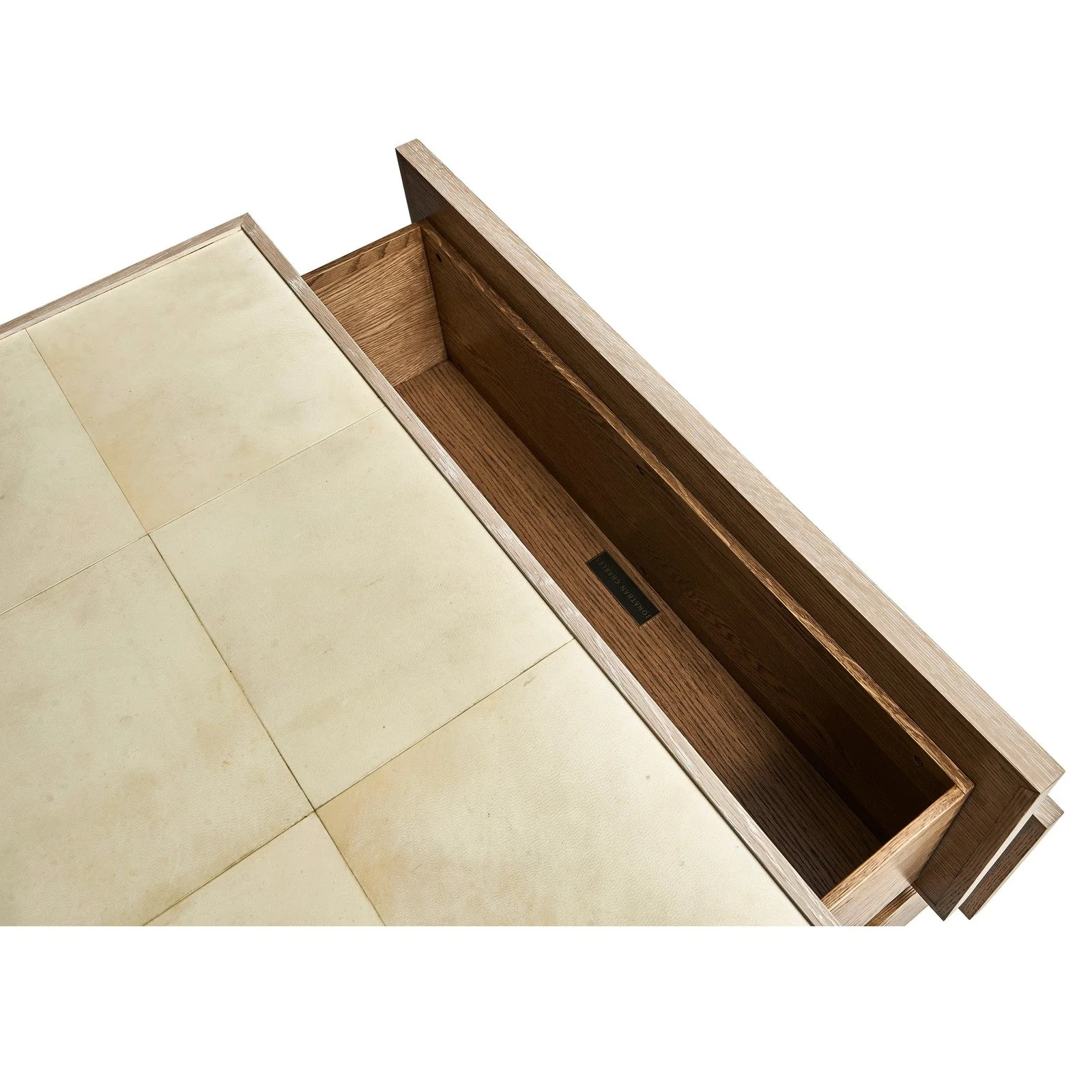 Jonathan Charles Hydra Parchment Nightstand - Image 10