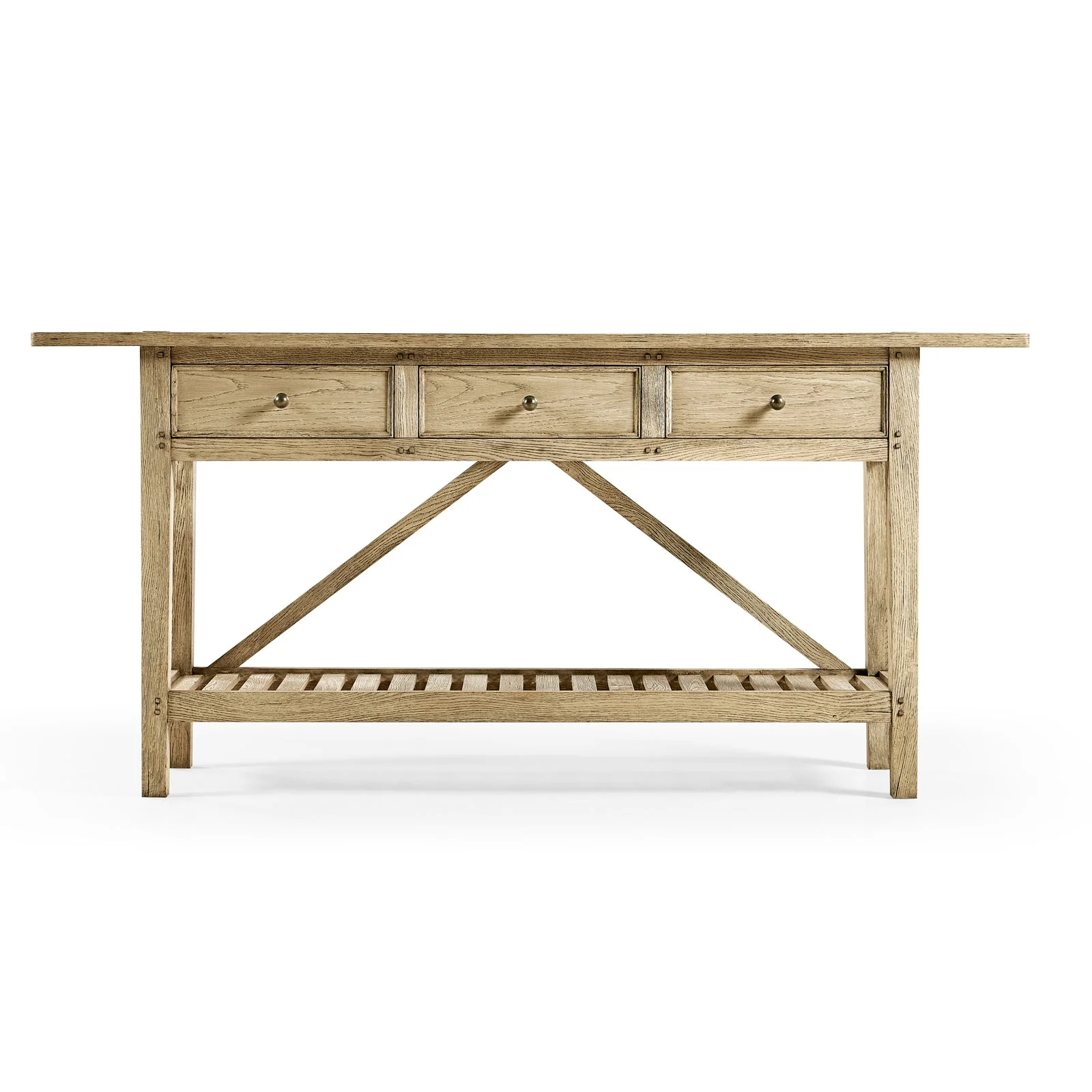 Jonathan Charles Inclination Rustic French Console (496132-BLC) - Image 2