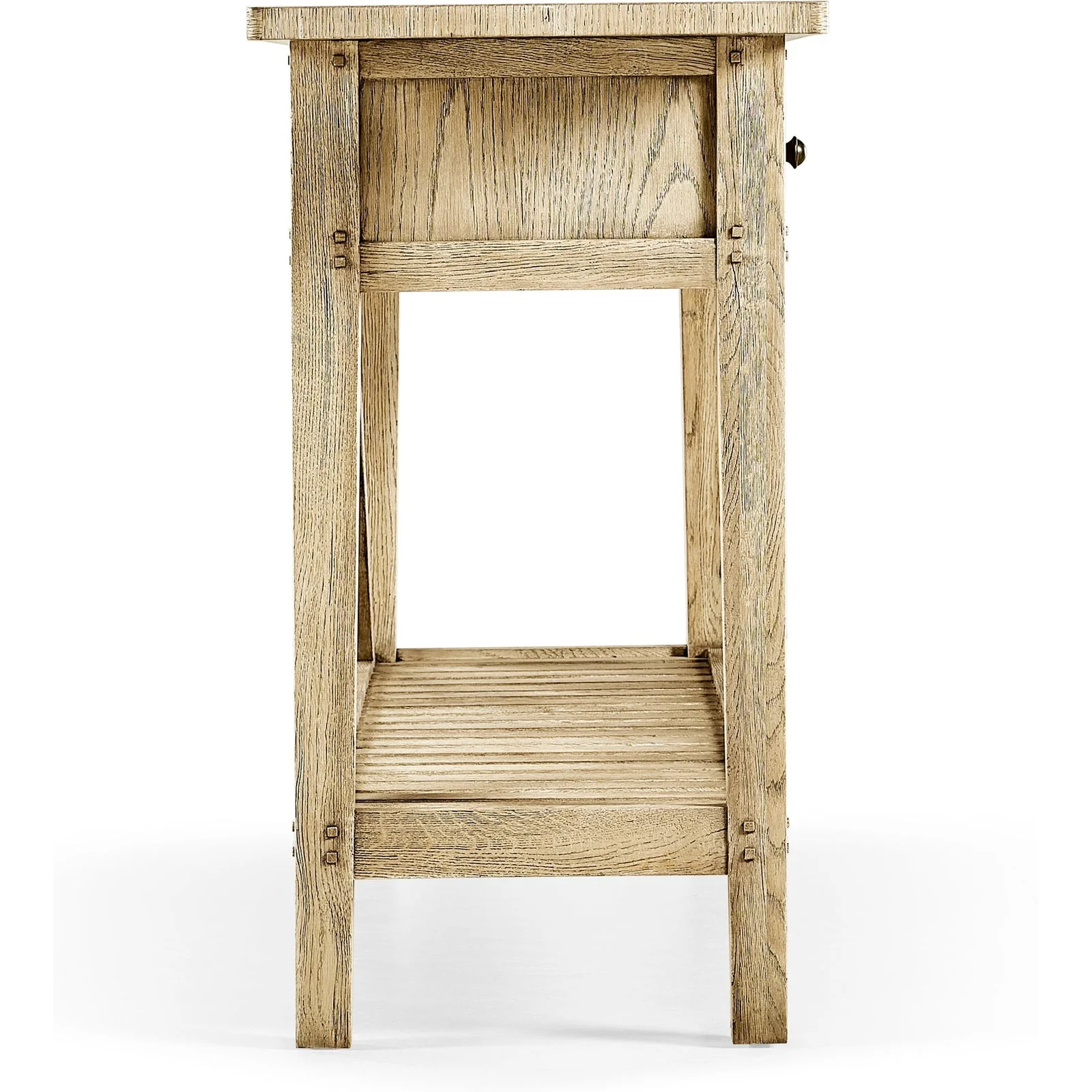 Jonathan Charles Inclination Rustic French Console (496132-BLC) - Image 3