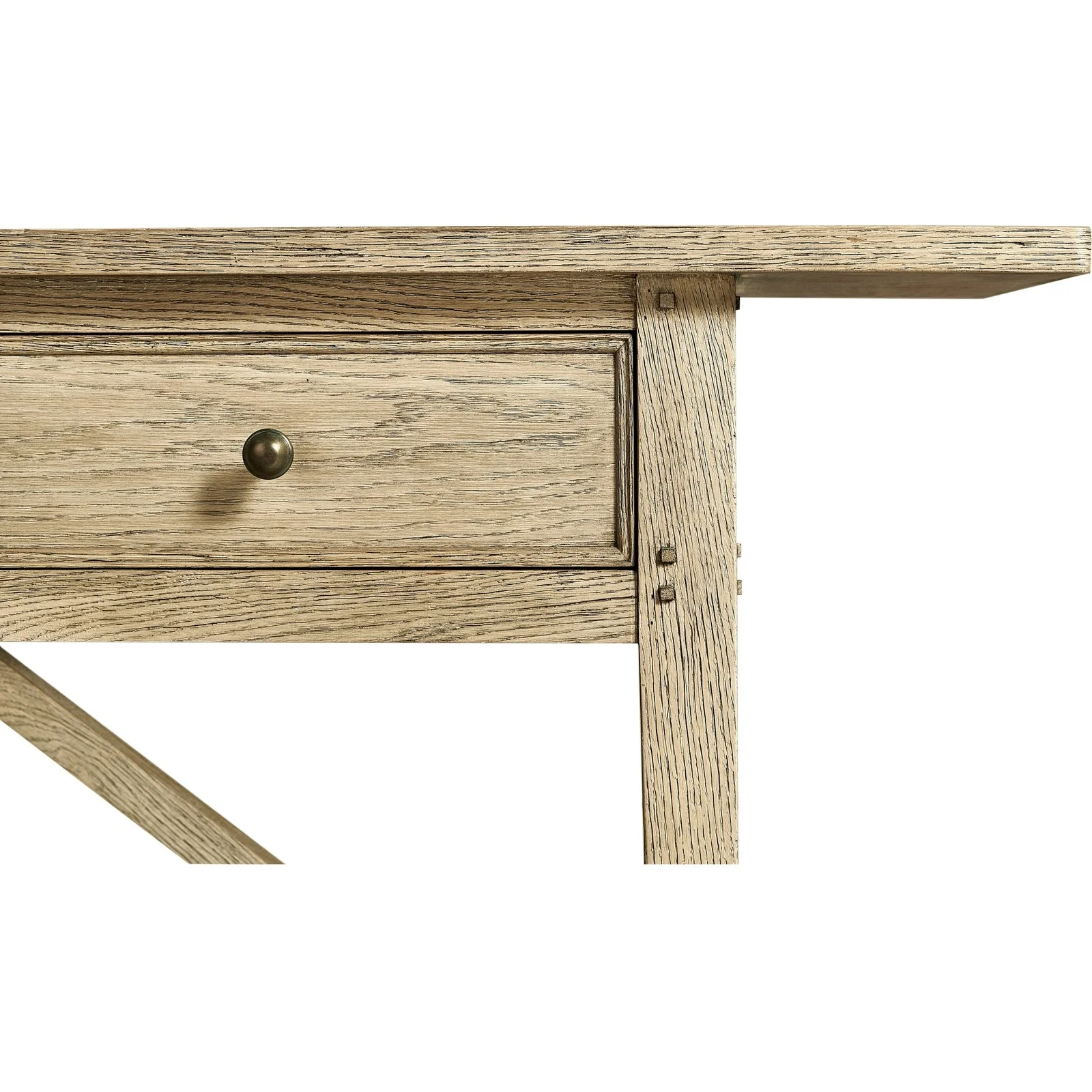 Jonathan Charles Inclination Rustic French Console (496132-BLC) - Image 4