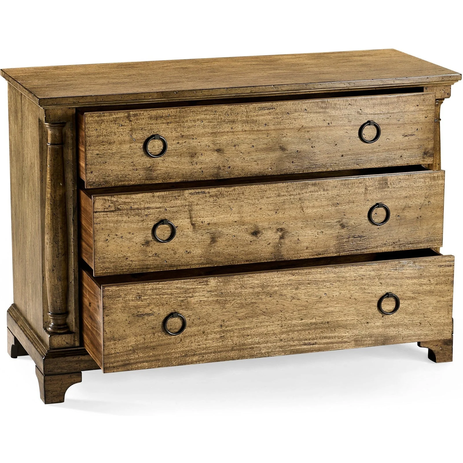 Jonathan Charles Large Medium Driftwood Chest of Drawers (491004-DTM) - Image 3
