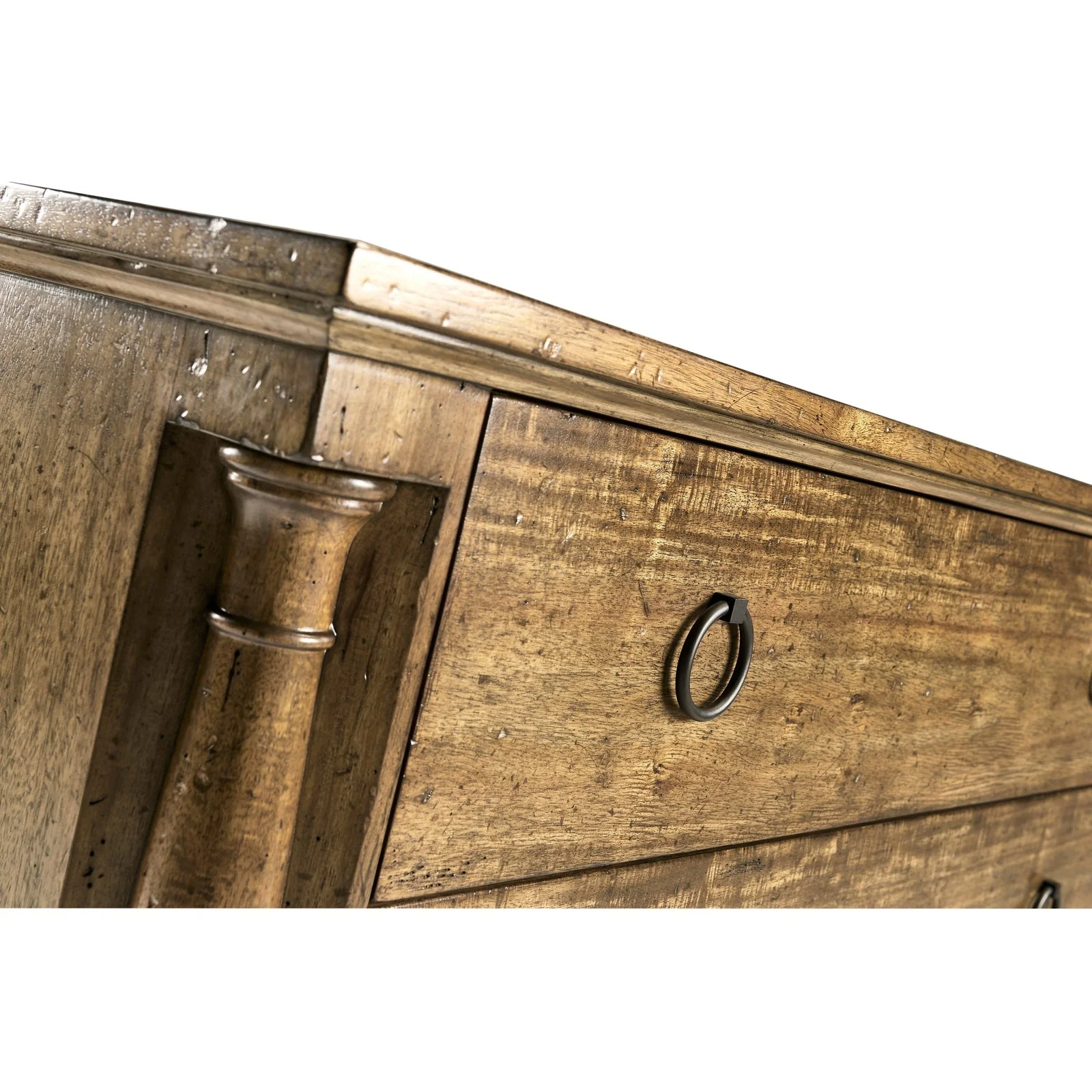 Jonathan Charles Large Medium Driftwood Chest of Drawers (491004-DTM) - Image 6