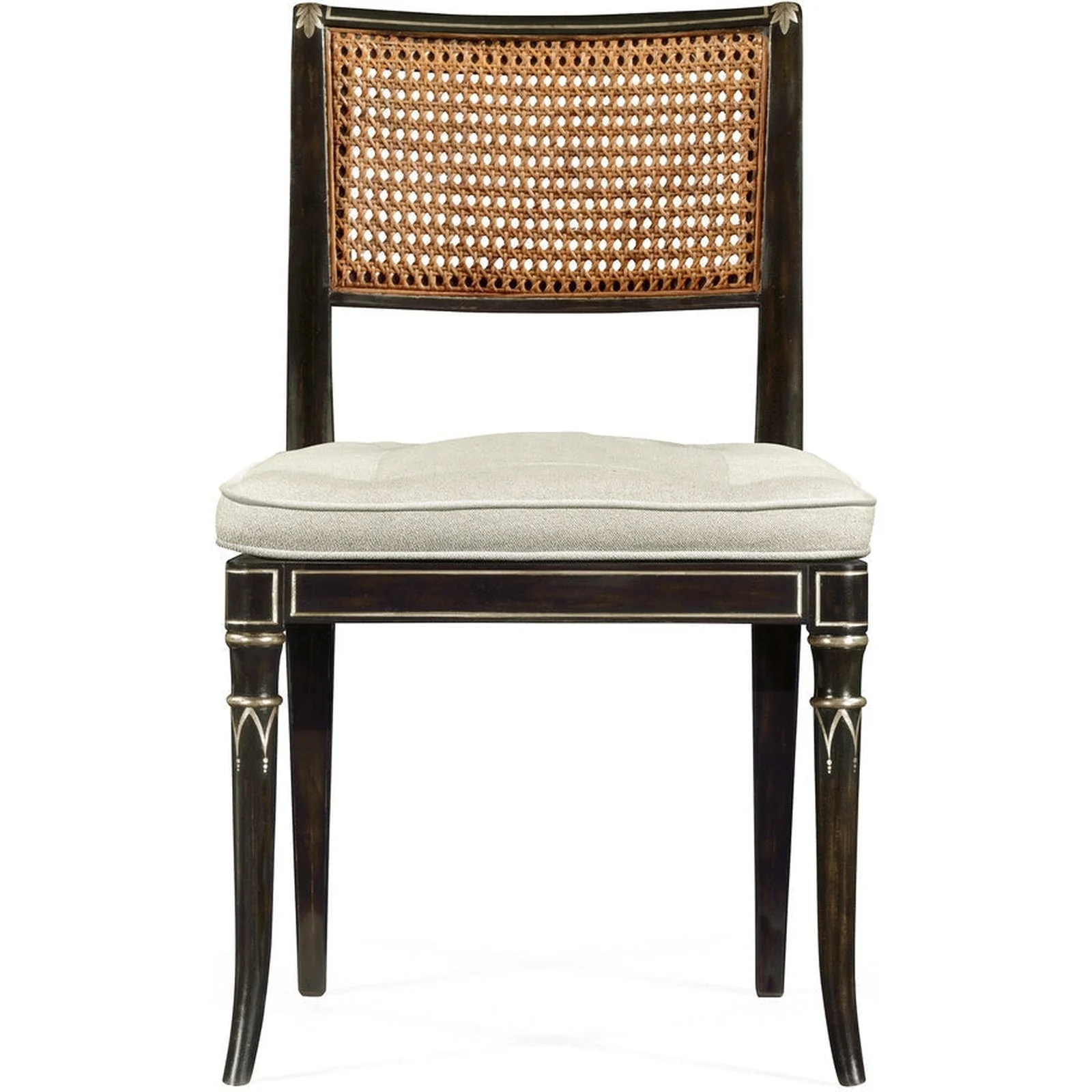 Jonathan Charles William Yeoward Linden Charcoal Wash Dining Side Chair (530121-SC-CHW) - Set of 2 - Image 2