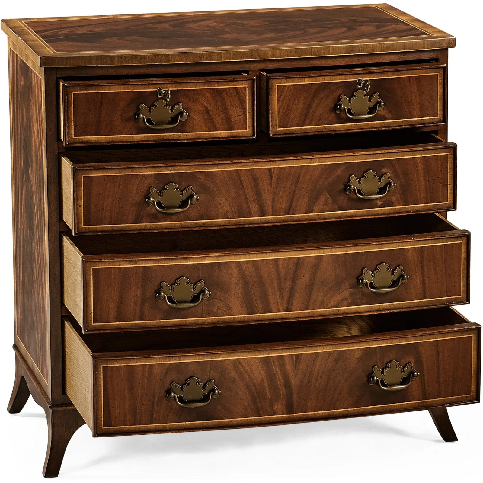 Jonathan Charles Buckingham Bedside Chest of Drawers (492262-MAH) - Image 3