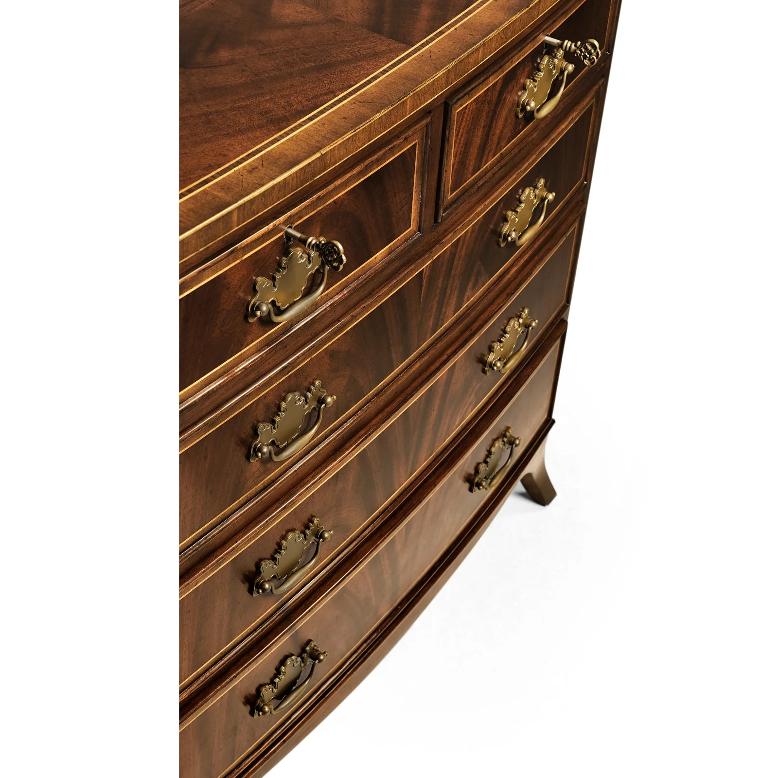 Jonathan Charles Buckingham Bedside Chest of Drawers (492262-MAH) - Image 5