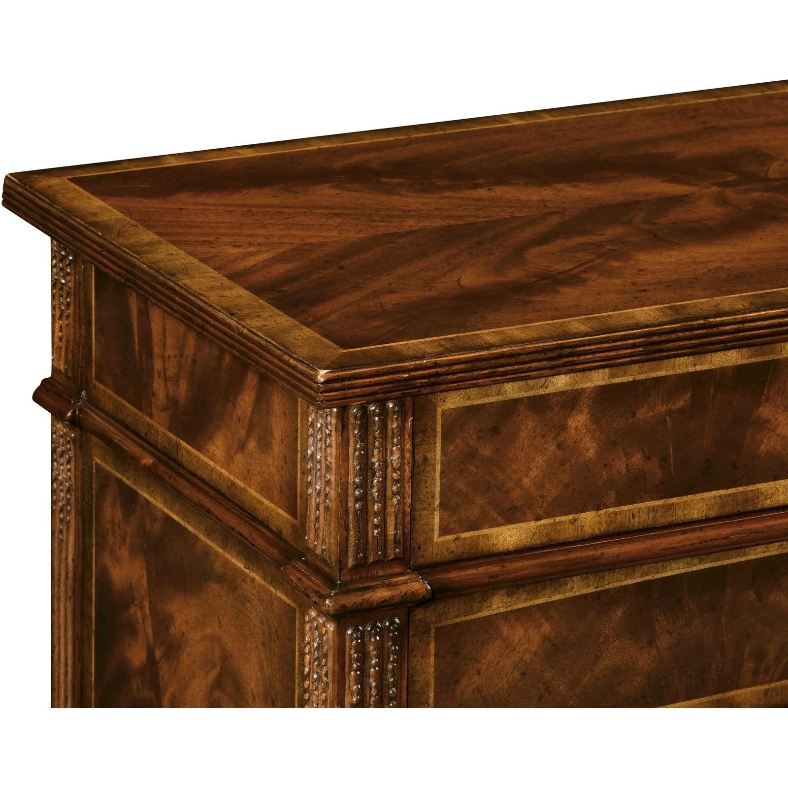 Jonathan Charles Buckingham Chest of Drawers with Concave Profile (493089-MAH) - Image 6
