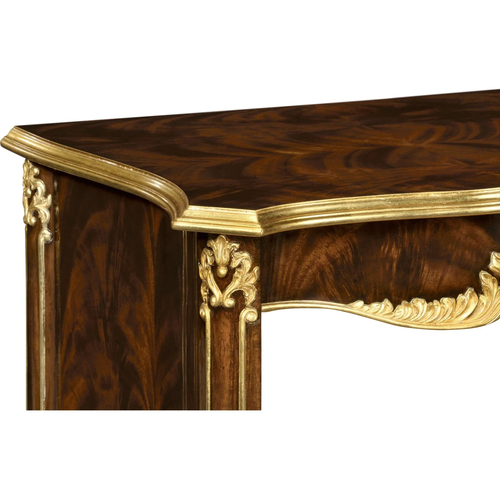 Jonathan Charles Mahogany & Gilded Nightstand (495504-BMA-GIL) - Image 3