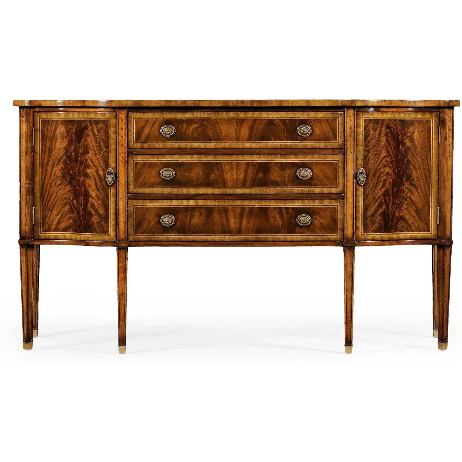 Jonathan Charles Buckingham Sideboard with Curved Doors (492637-MAH) - Image 2