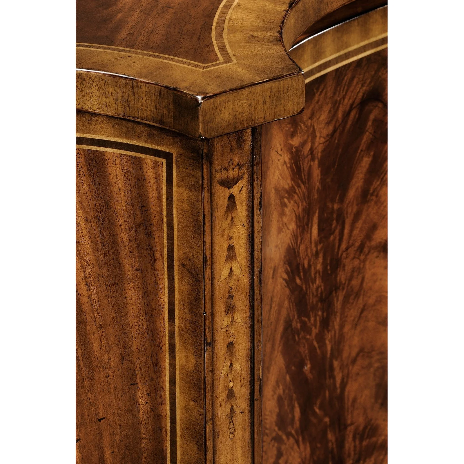 Jonathan Charles Buckingham Sideboard with Curved Doors (492637-MAH) - Image 3