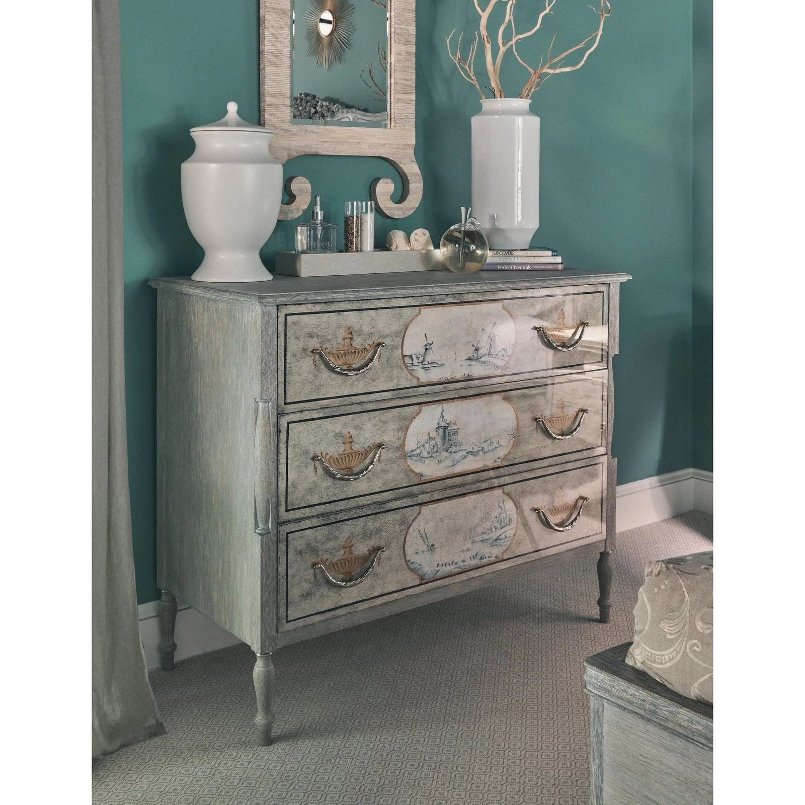 Jonathan Charles Morningside Chest of Drawers - Image 2