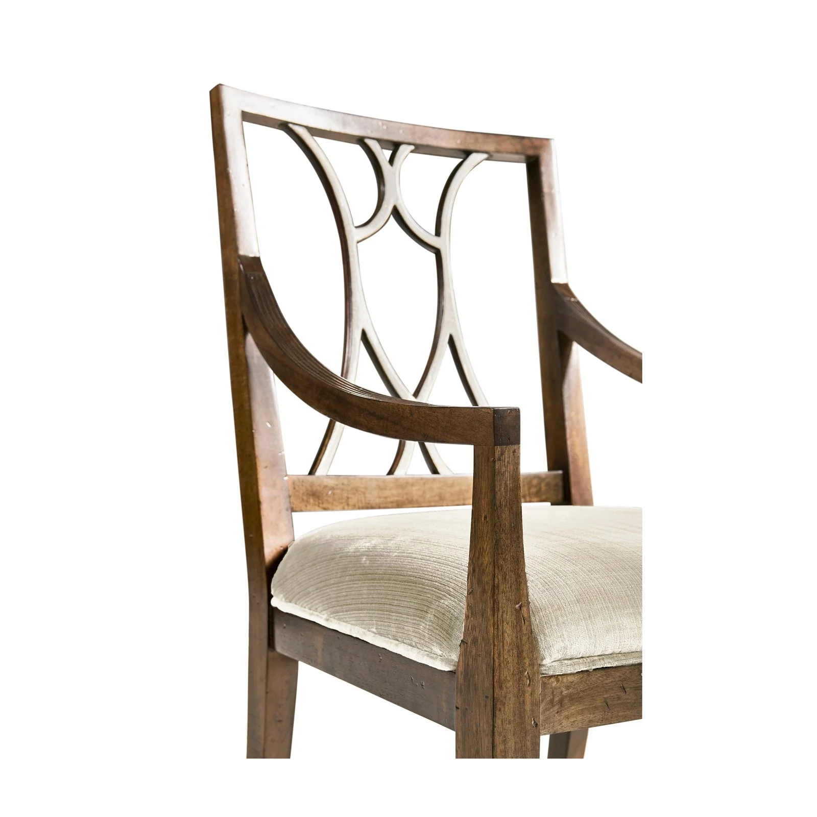 Jonathan Charlesborne Shield Back Arm Chair - Set of 2 - Image 6