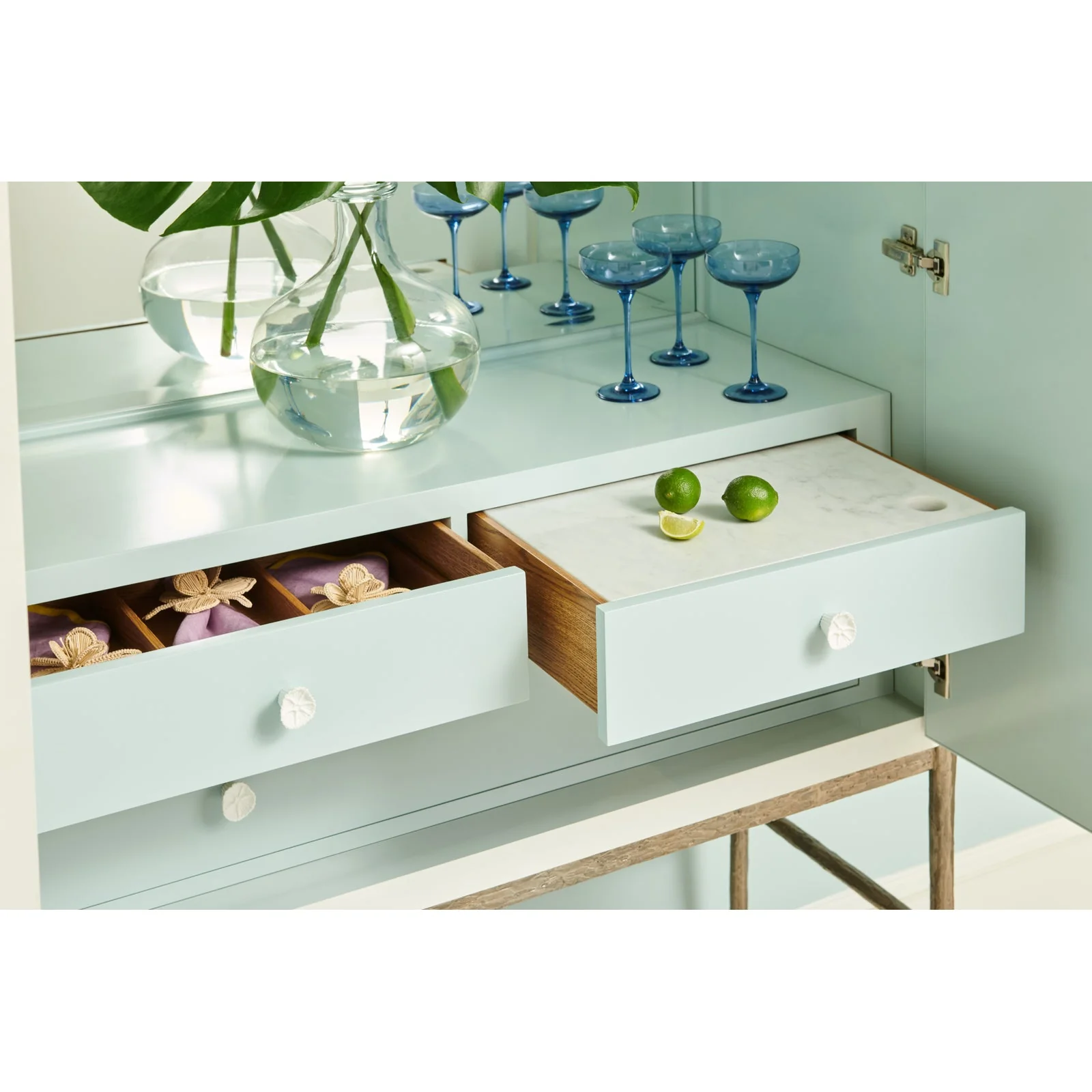 Jonathan Charles Pelagic Cast Metal Bar Cabinet (500391-WRO-CPM) - Image 6