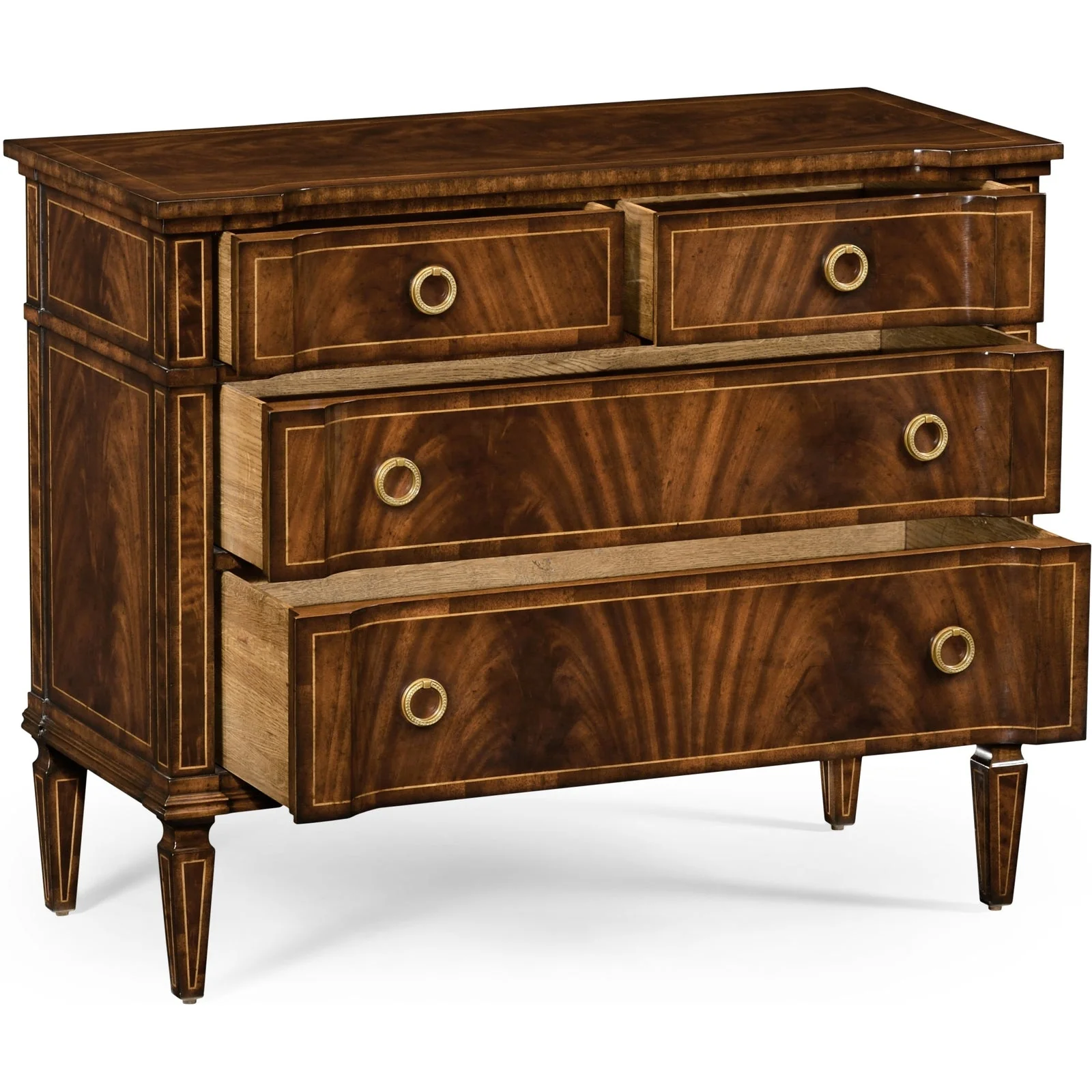 Jonathan Charles Buckingham Reverse Breakfront Chest of Drawers (494844-MAH) - Image 2