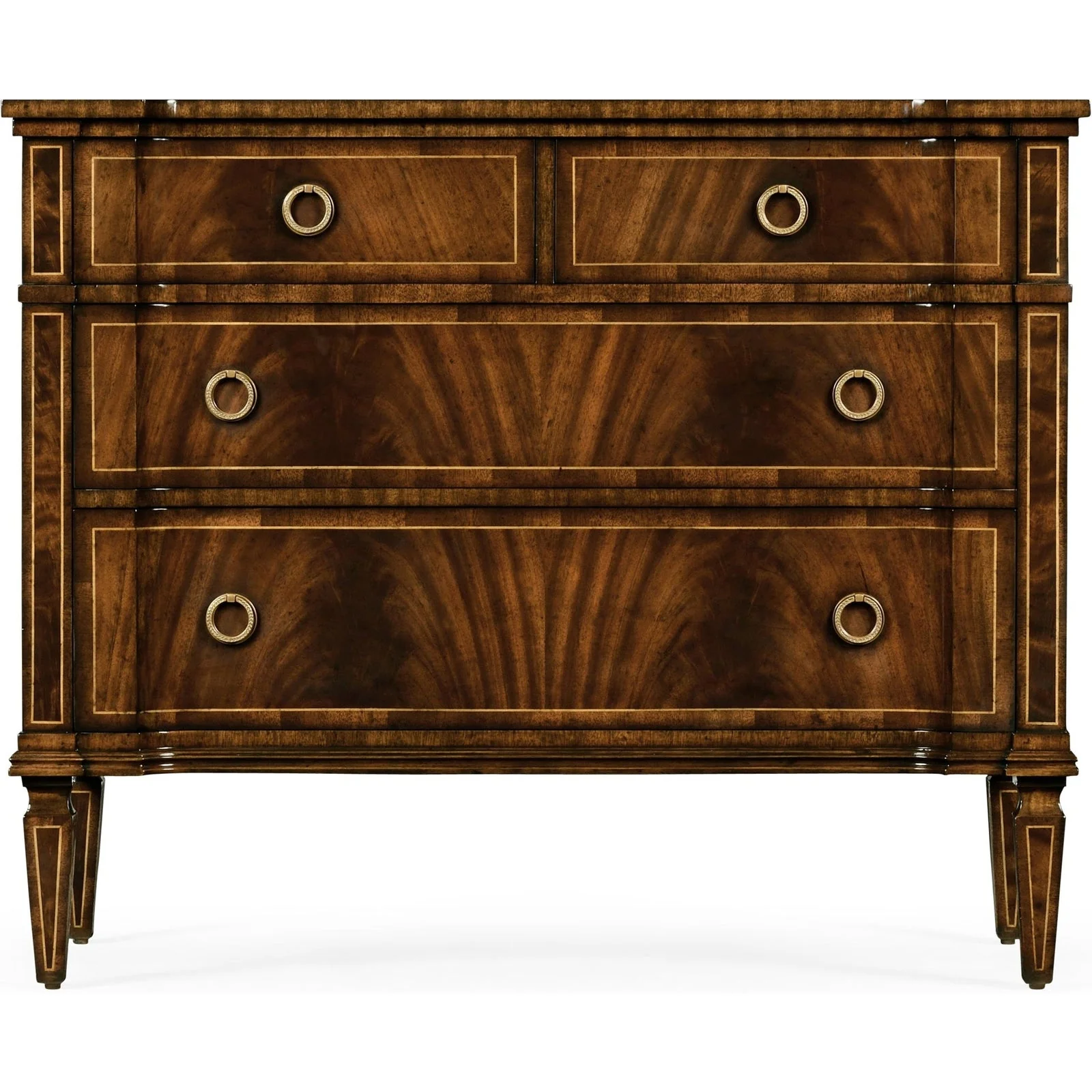 Jonathan Charles Buckingham Reverse Breakfront Chest of Drawers (494844-MAH) - Image 3