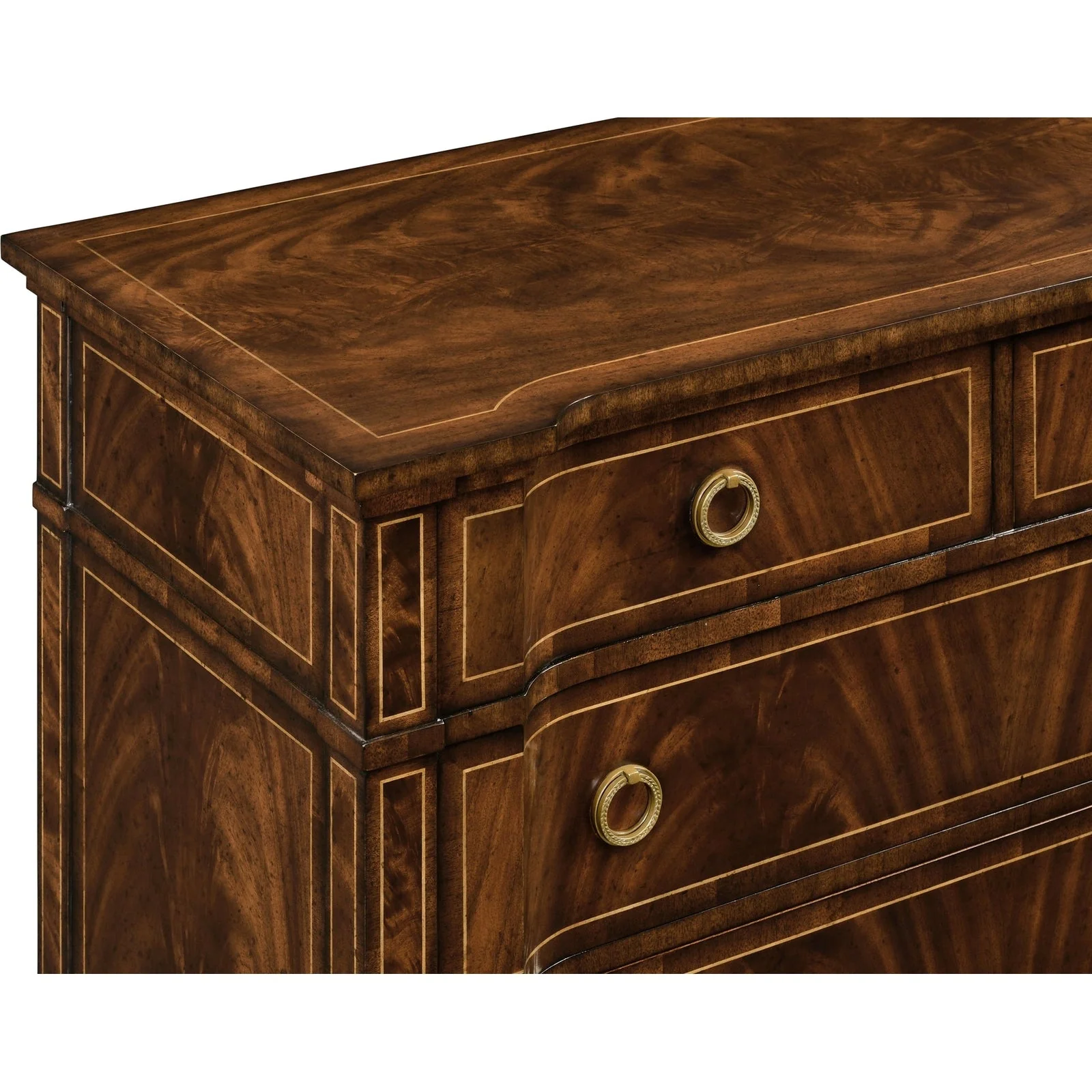 Jonathan Charles Buckingham Reverse Breakfront Chest of Drawers (494844-MAH) - Image 4