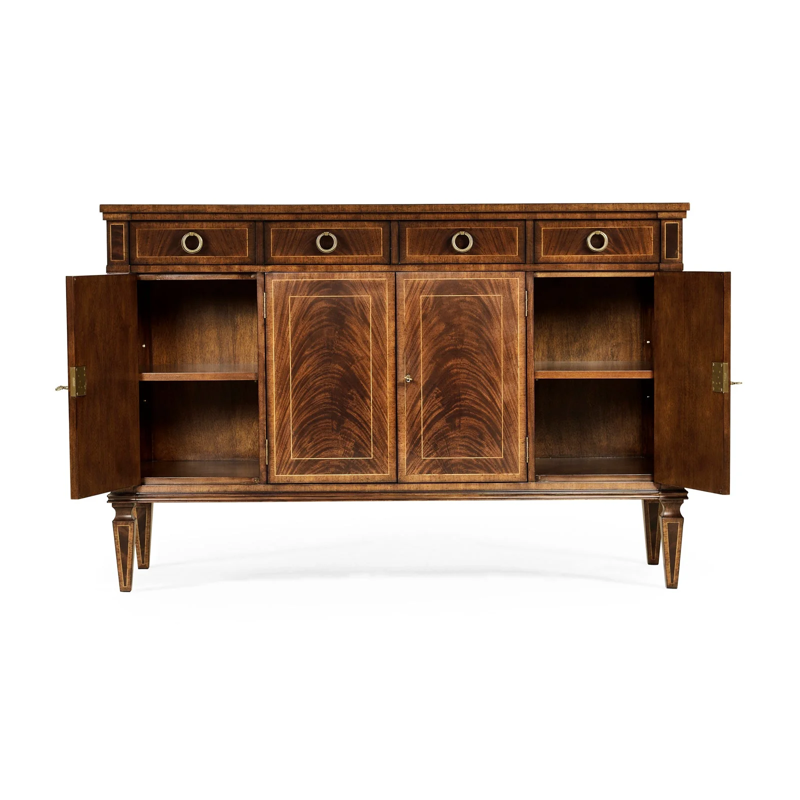 Jonathan Charles Buckingham Sideboard with Four Doors (494842-MAH) - Image 3