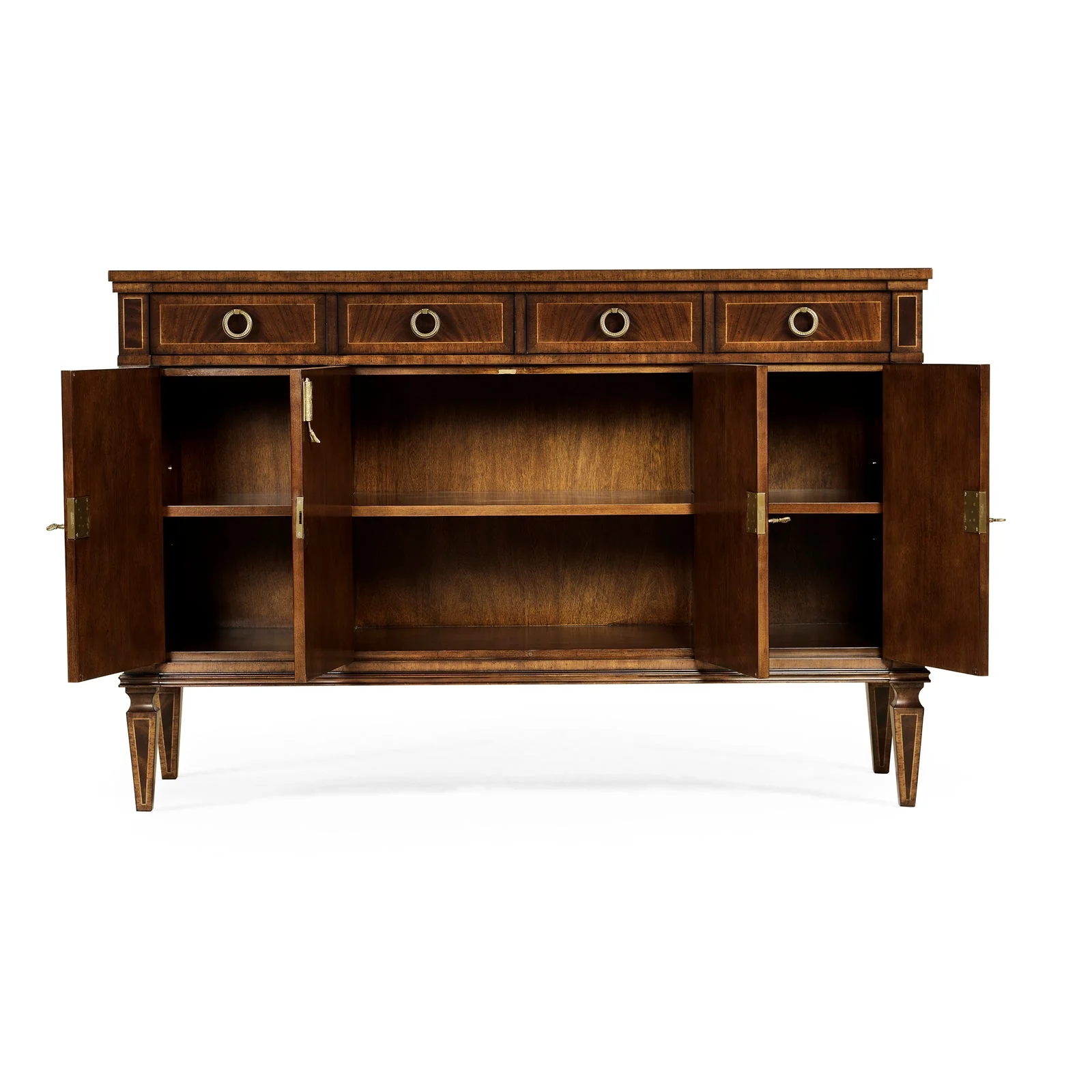 Jonathan Charles Buckingham Sideboard with Four Doors (494842-MAH) - Image 4