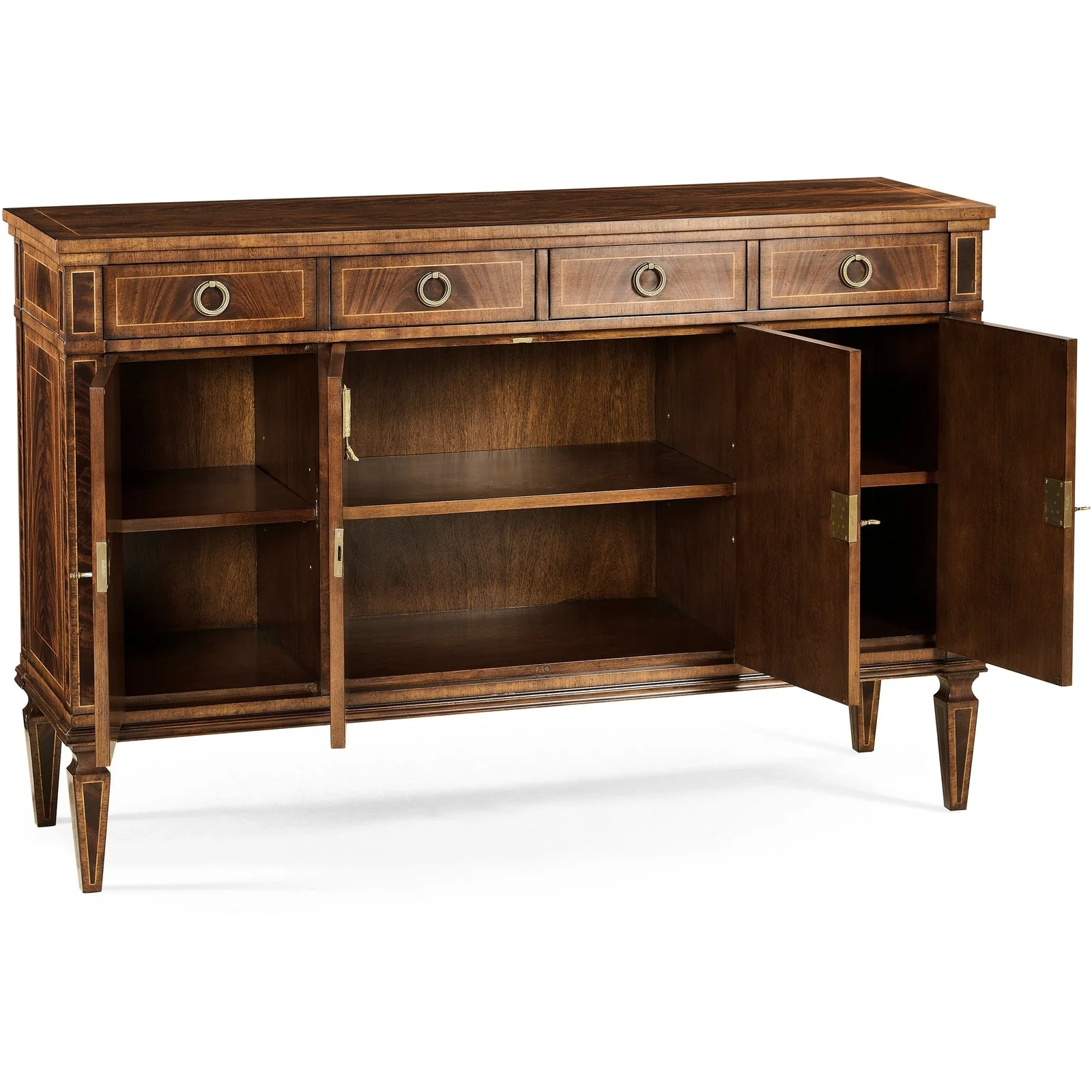 Jonathan Charles Buckingham Sideboard with Four Doors (494842-MAH) - Image 5