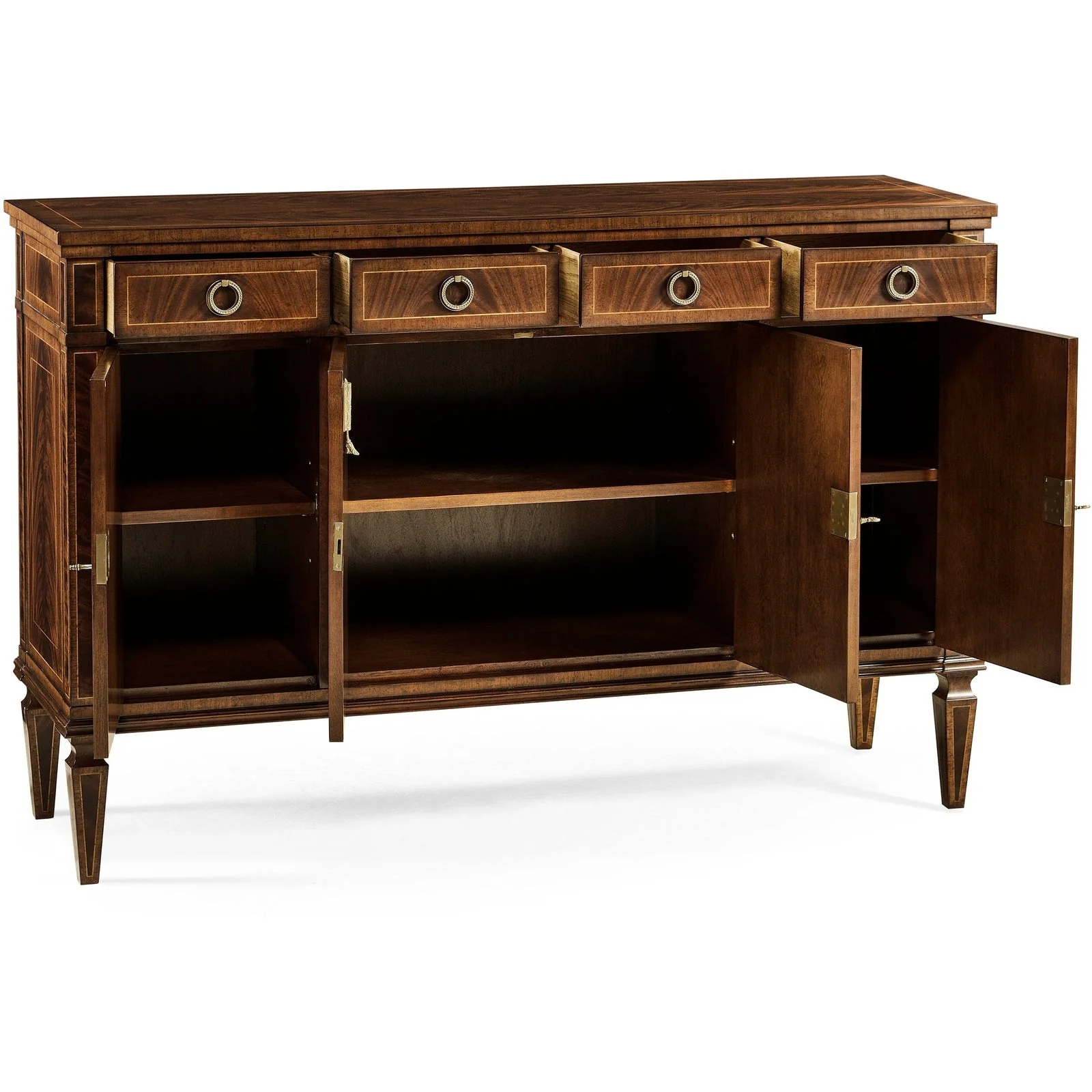 Jonathan Charles Buckingham Sideboard with Four Doors (494842-MAH) - Image 7