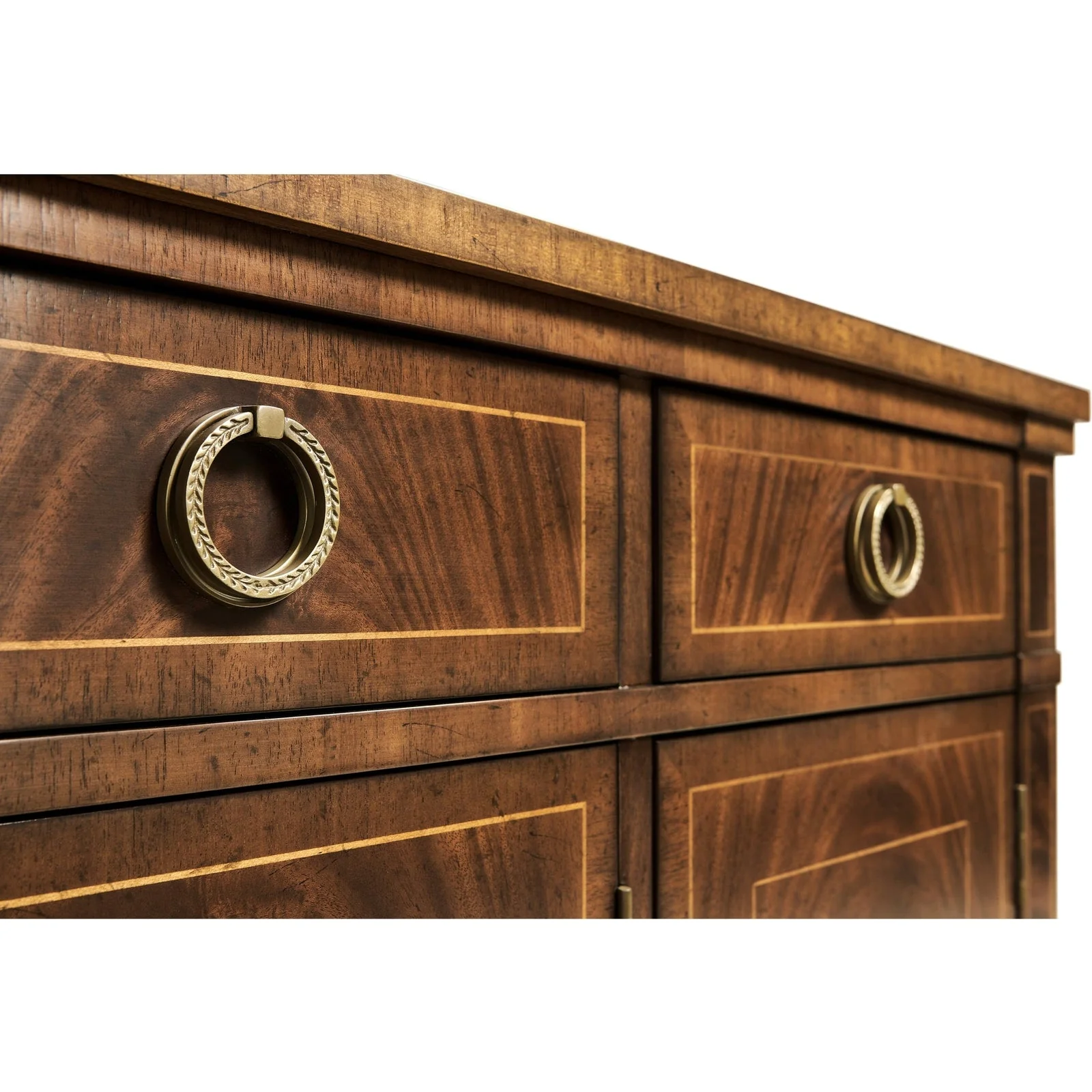 Jonathan Charles Buckingham Sideboard with Four Doors (494842-MAH) - Image 9