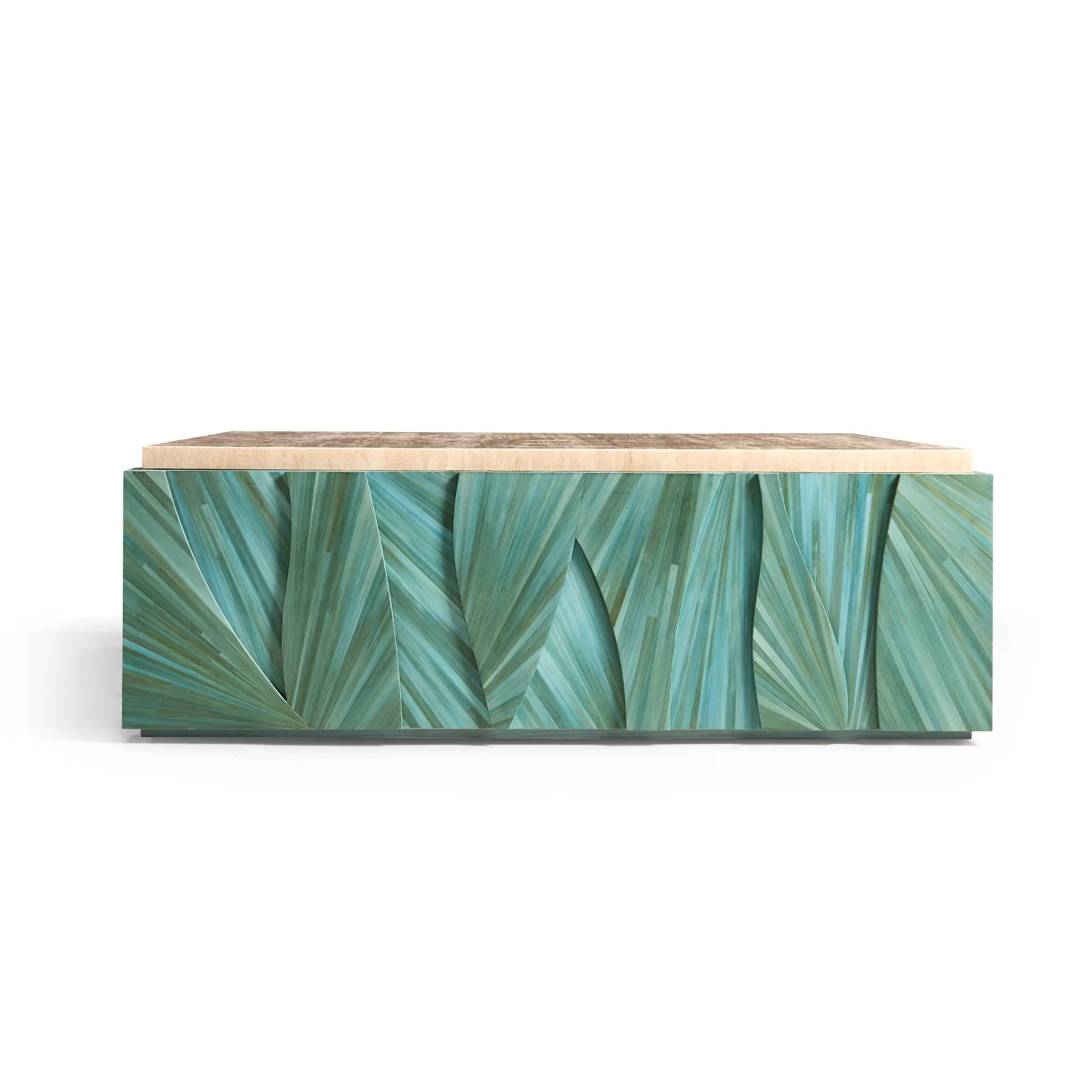 Jonathan Charles Seaglass Coffee Table - Image 2