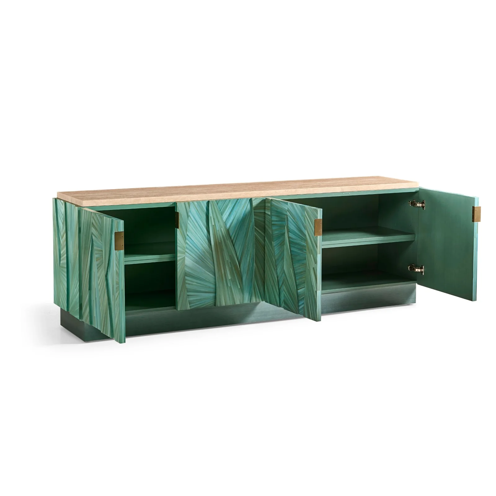 Jonathan Charles Seaglass Entertainment Console - Image 4