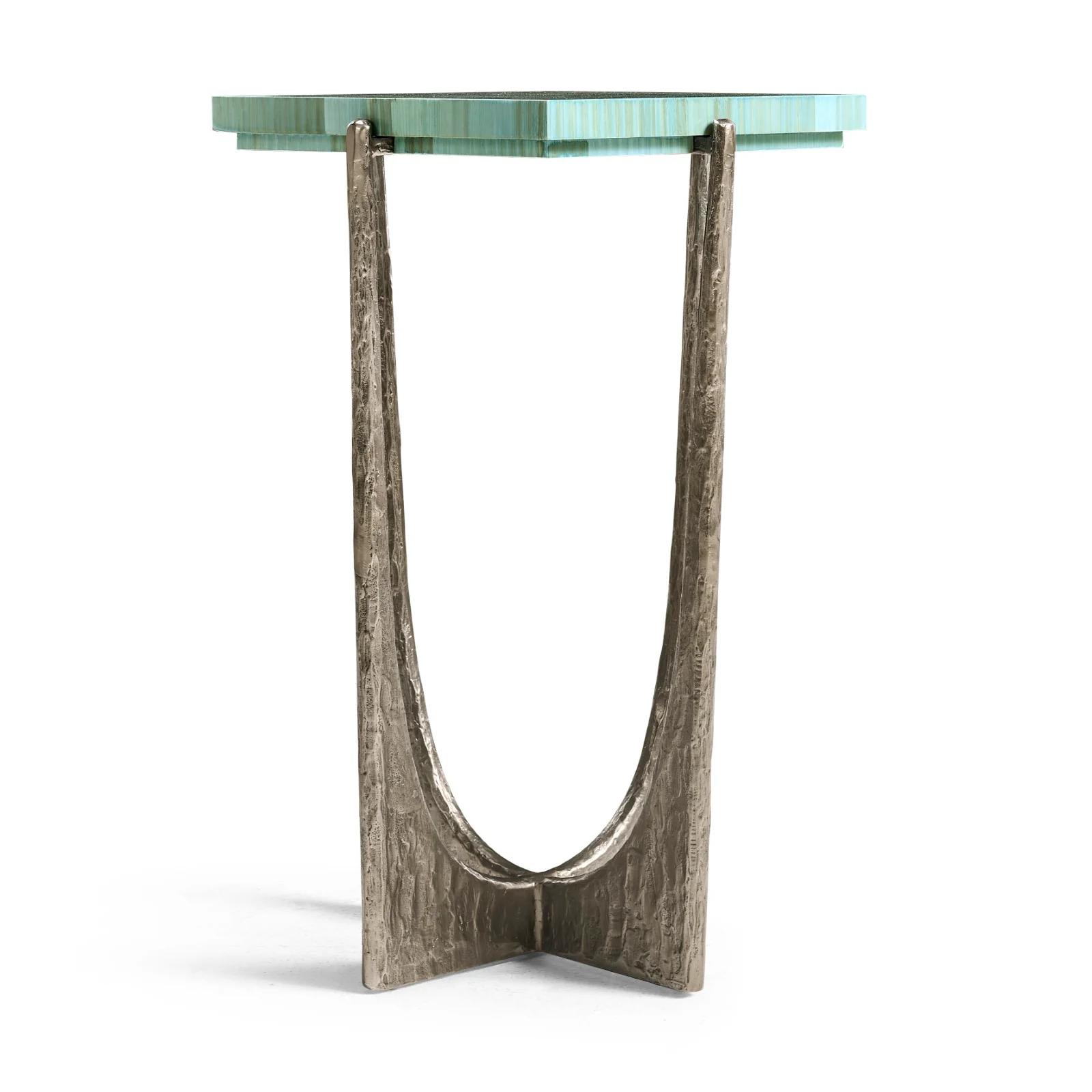 Jonathan Charles Seaglass Martini Table - Image 2