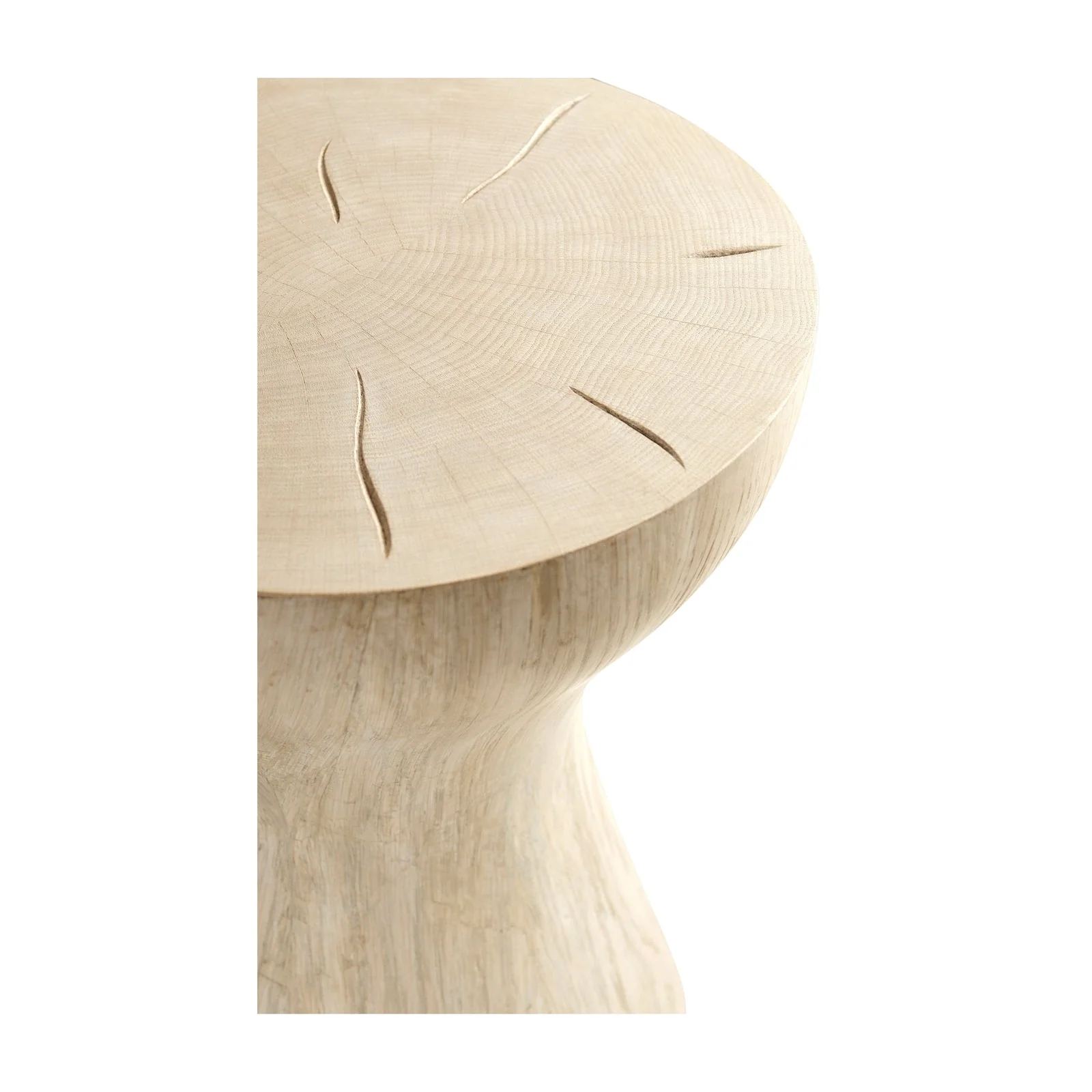 Jonathan Charles Seamount Oak Buncher Stool (500411-BLO ) - Image 3