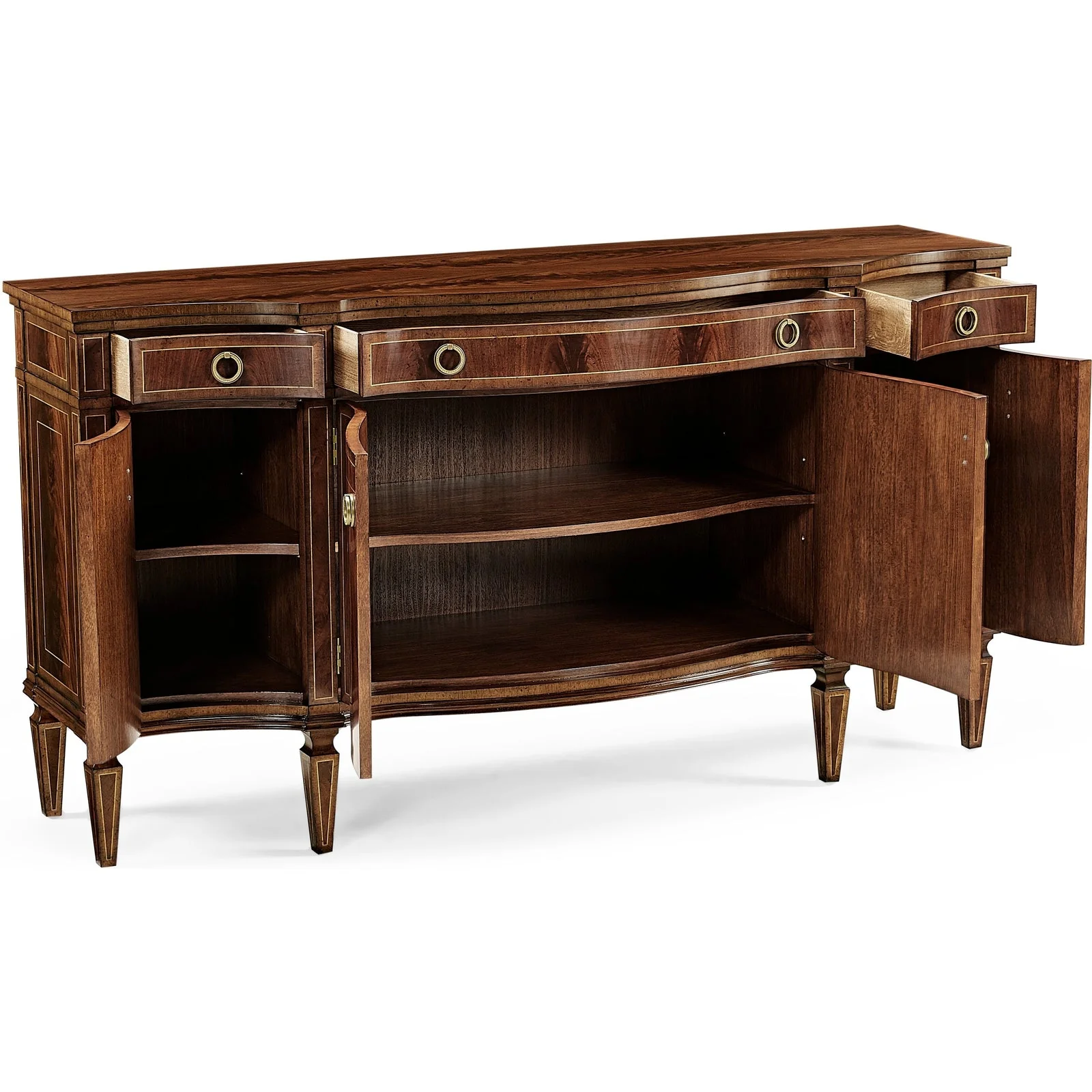 Jonathan Charles Buckingham Serpentine Sideboard (494662-MAH) - Image 3