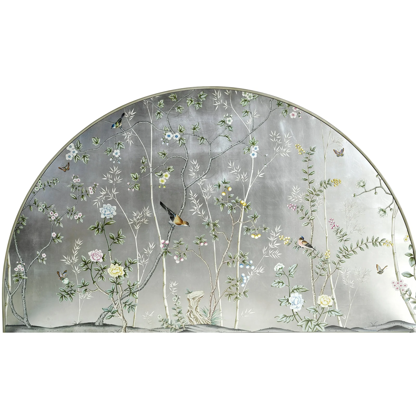 Jonathan Charles Shimmering Moon Half Round Panel Bed (500443-USK-HPS) - Image 3