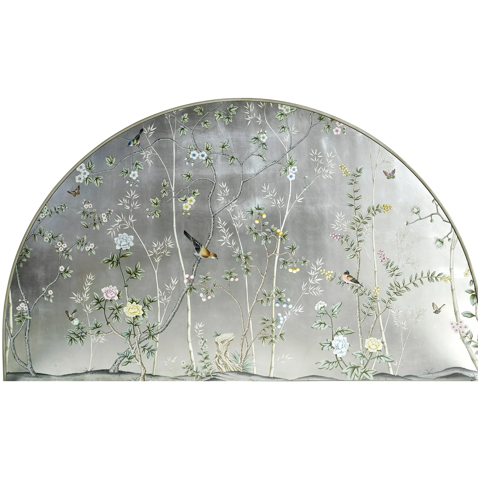 Jonathan Charles Shimmering Moon Half Round Panel Bed (500443-USK-HPS) - Image 6