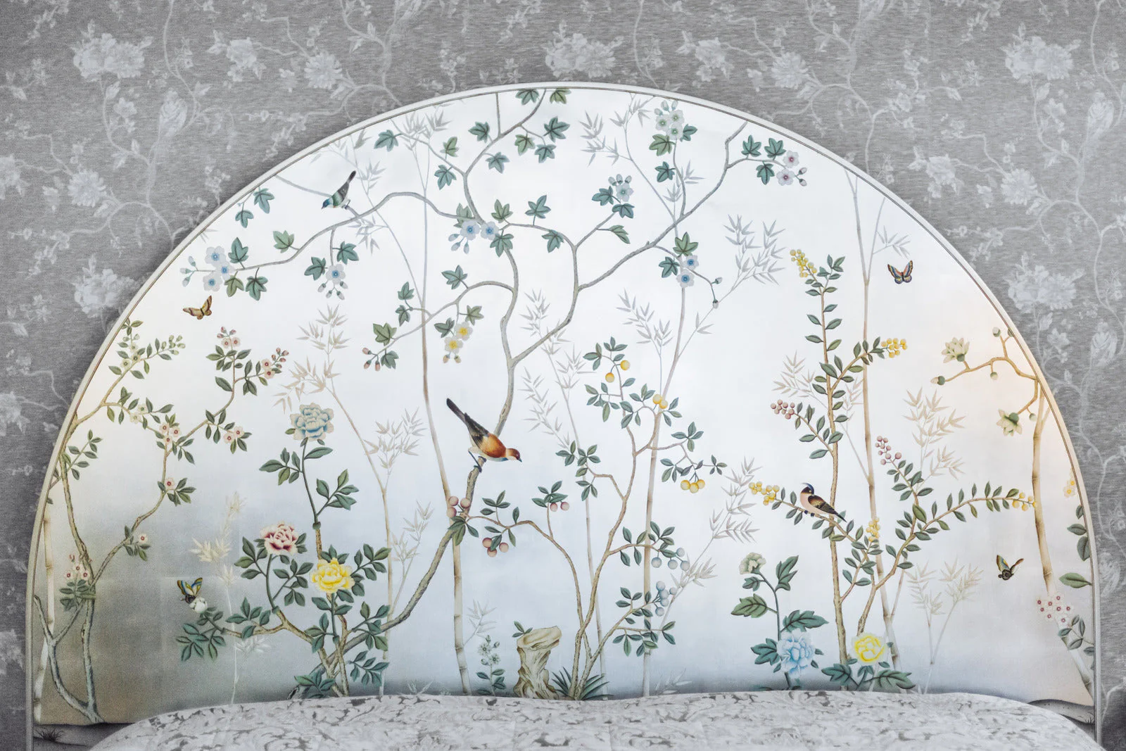 Jonathan Charles Shimmering Moon Half Round Panel Bed (500443-USK-HPS) - Image 8